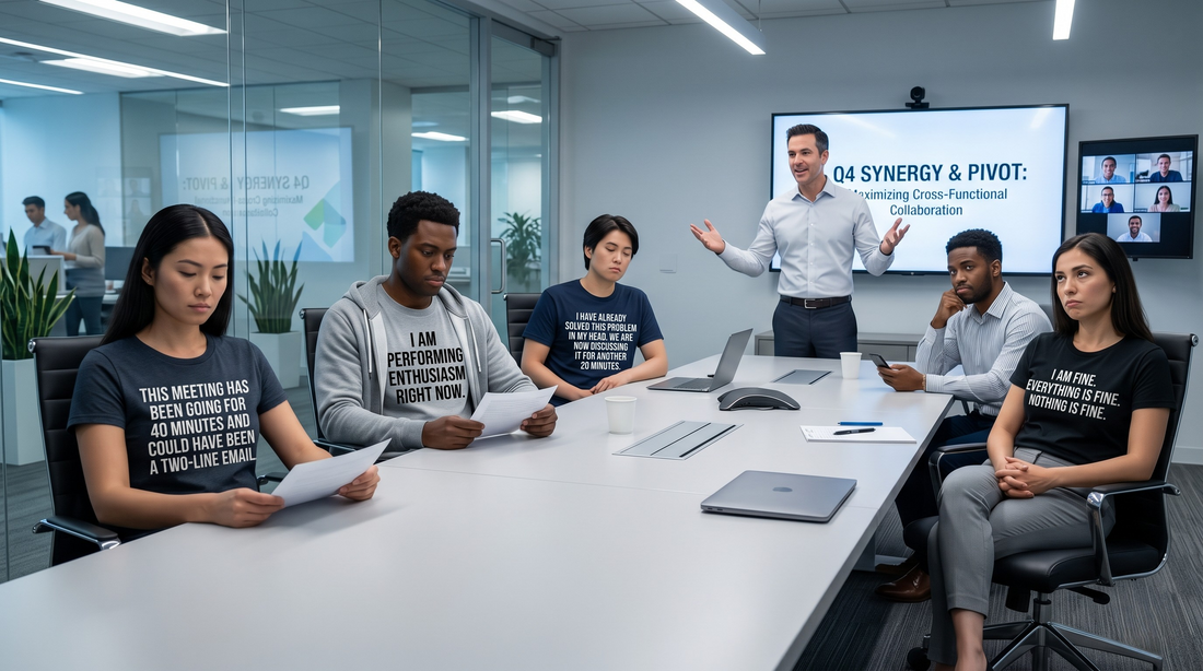 Sarcastic Office Humor Clothing — For When You Can't Say It Out Loud