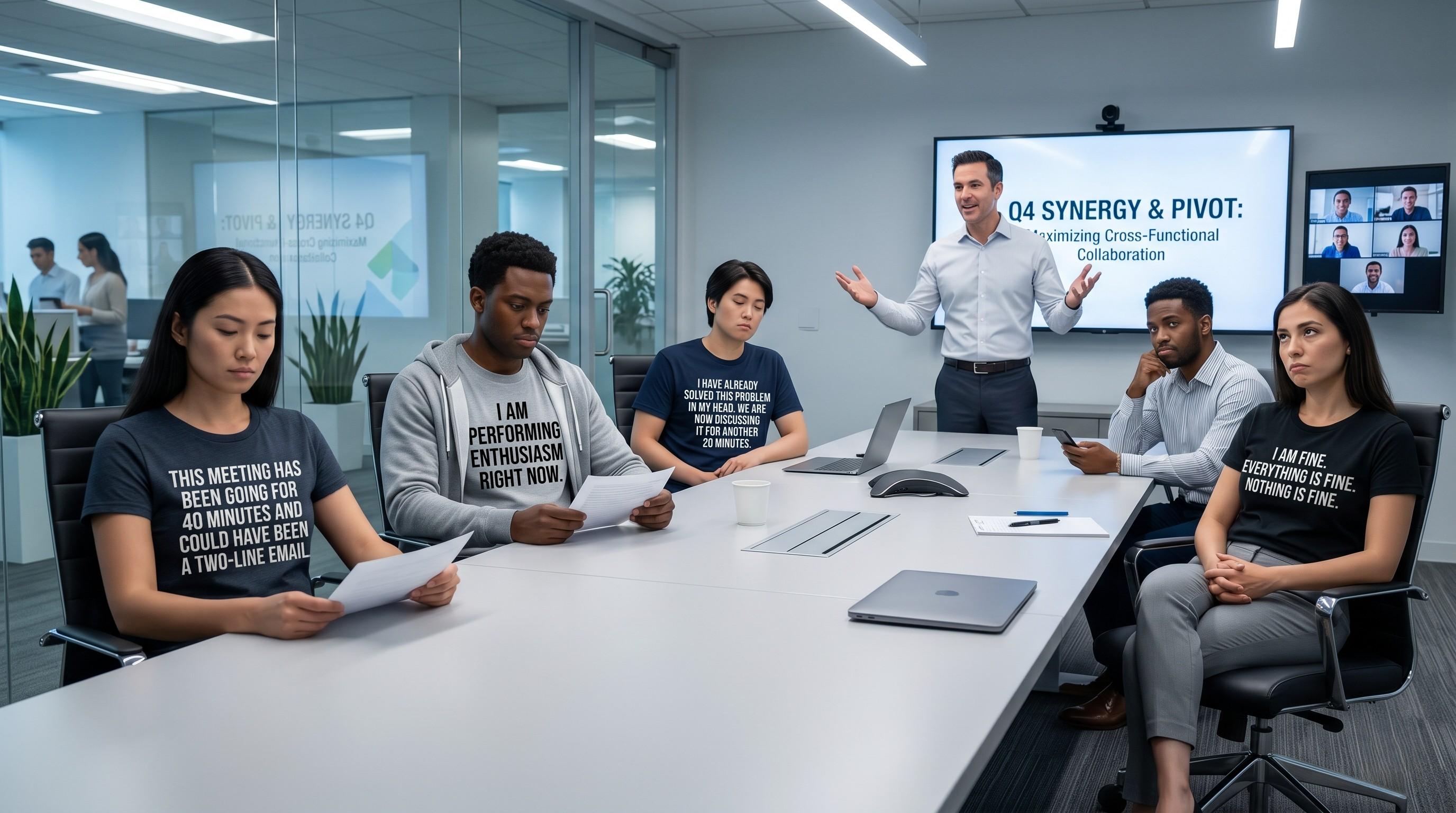 Sarcastic Office Humor Clothing — For When You Can't Say It Out Loud