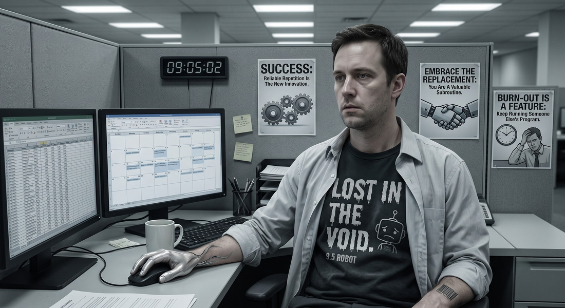 9 to 5 to Void: The Robot Already Replaced You — You Just Haven't Noticed Yet