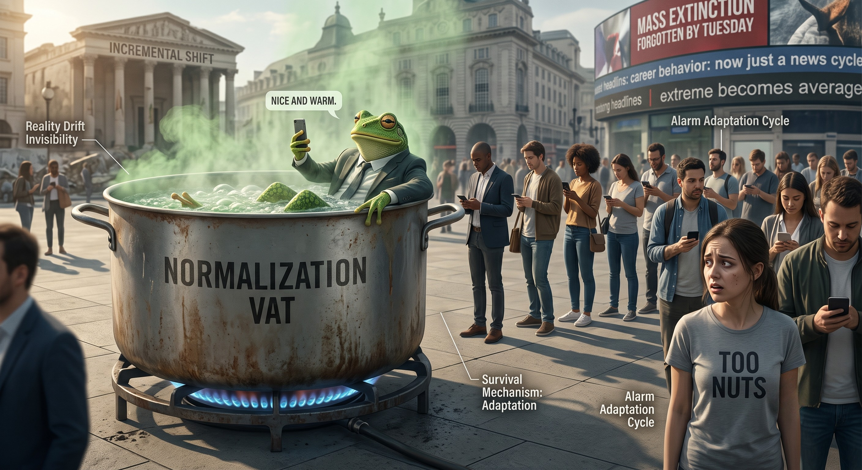 Too Nuts to See It: How Normalised Chaos Became the New Baseline
