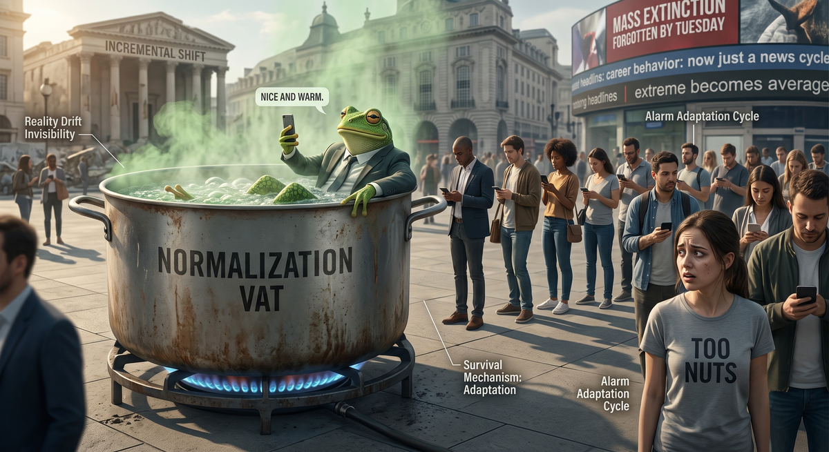 Too Nuts to See It: How Normalised Chaos Became the New Baseline