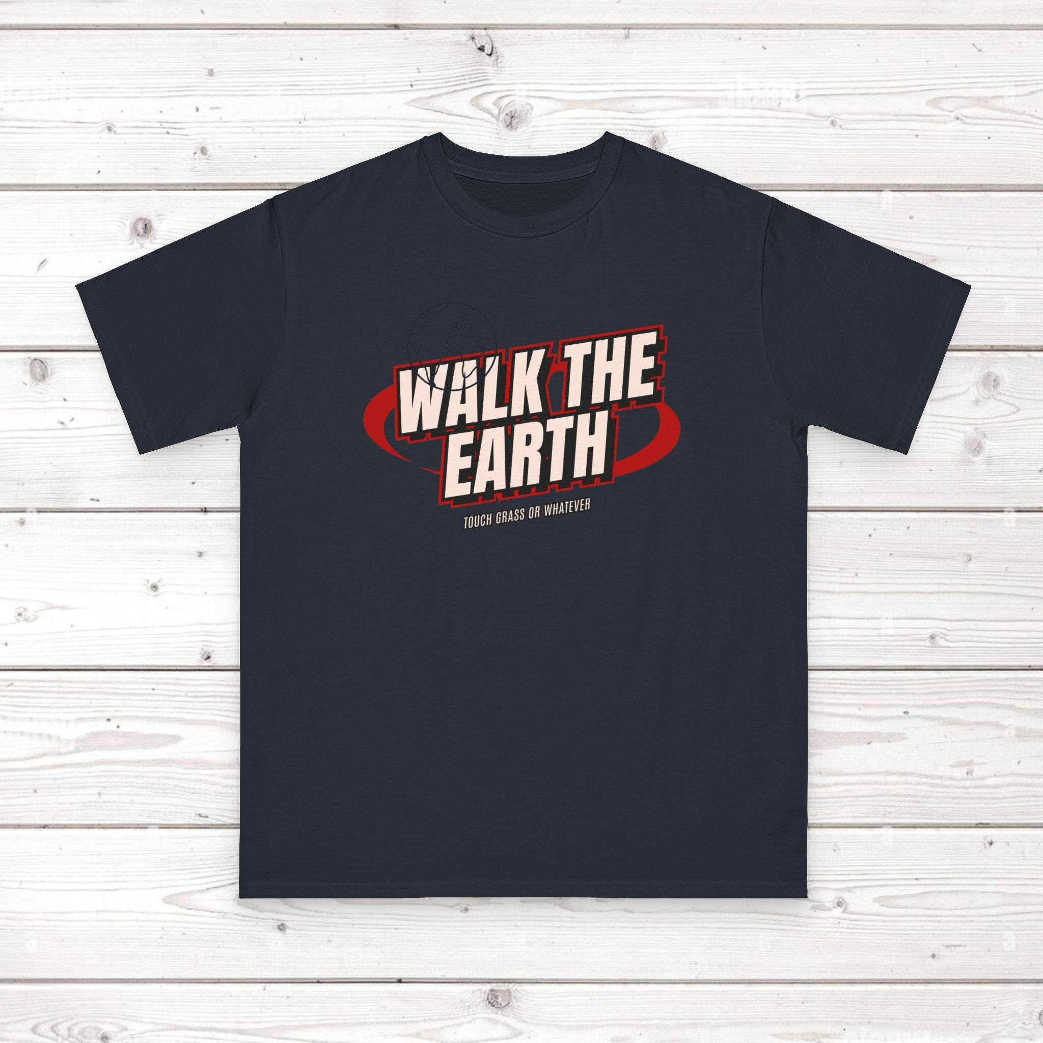 Walk The Earth ORGANIC T-Shirt | Retro Adventure Graphic Tee