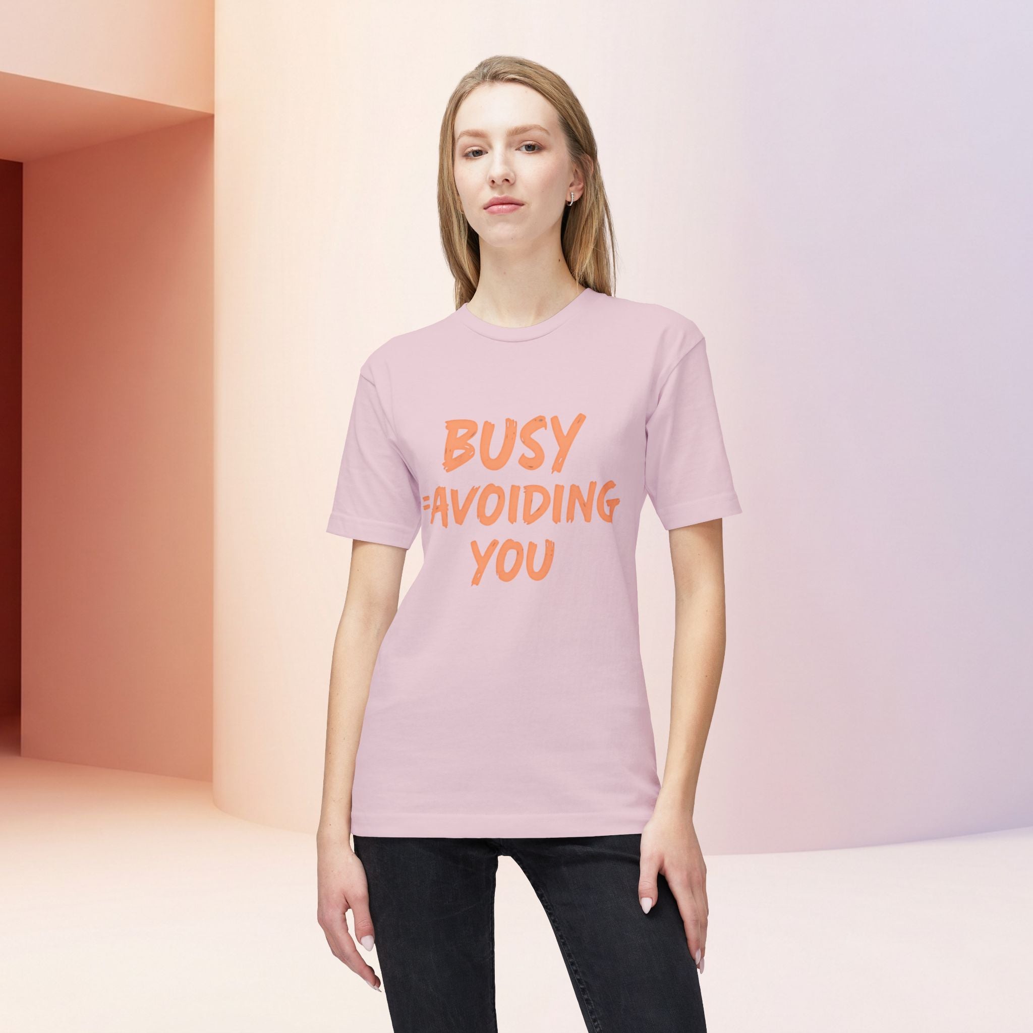 Busy = Avoiding You | Funny Introvert Unisex Graphic Tee MADE IN USA