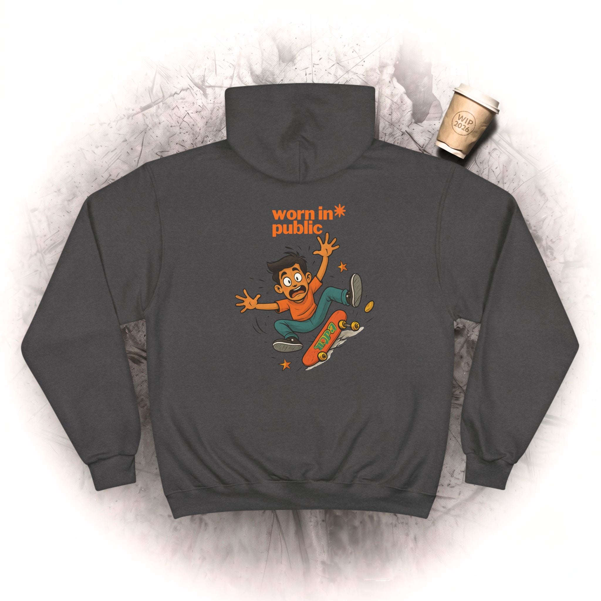 "I Watched You Do That" Champion Hoodie | Lustiges Retro-Skate-Grafik-Sweatshirt