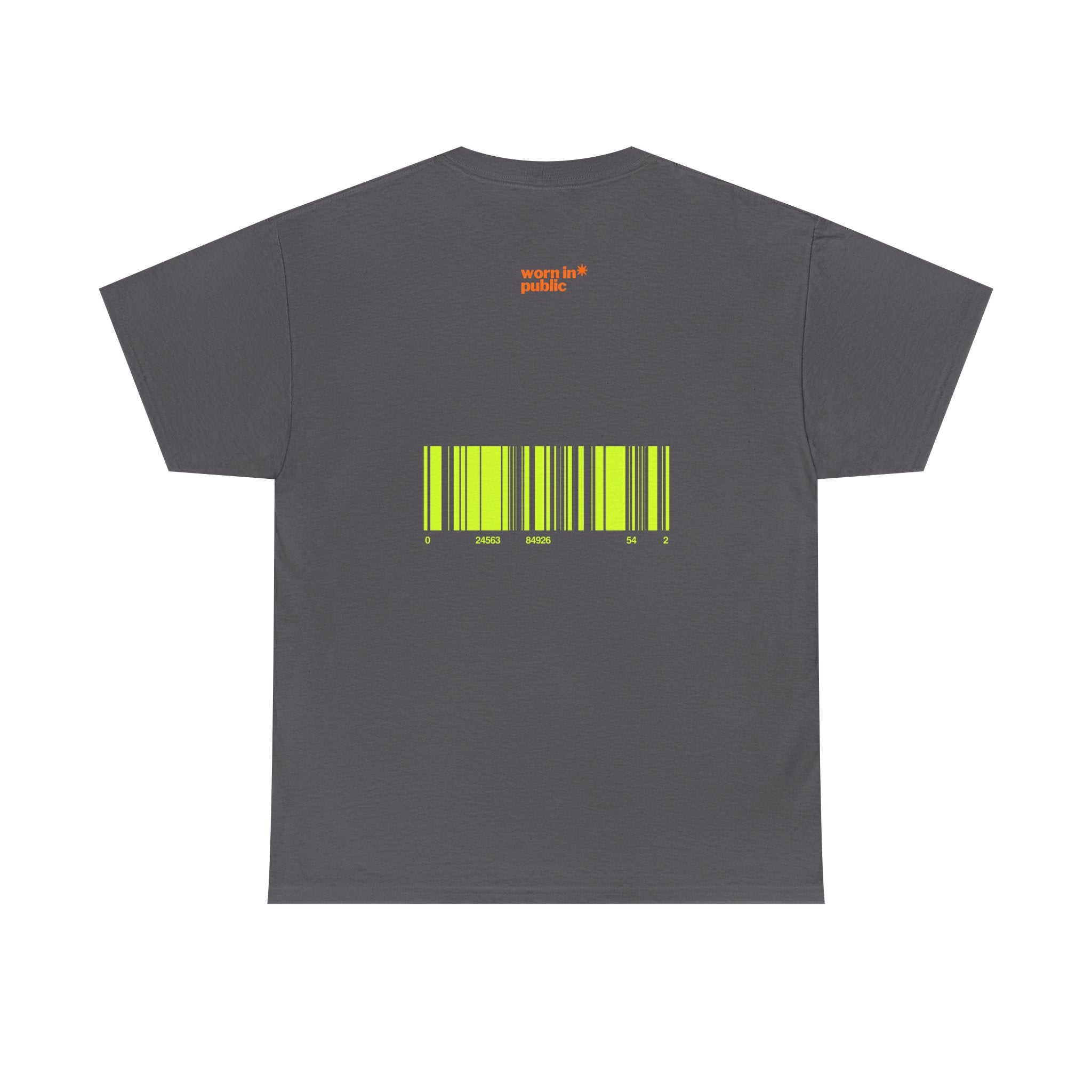 Luxuries of Life Neon Abstract Wave T-Shirt | Barcode Graphic Tee