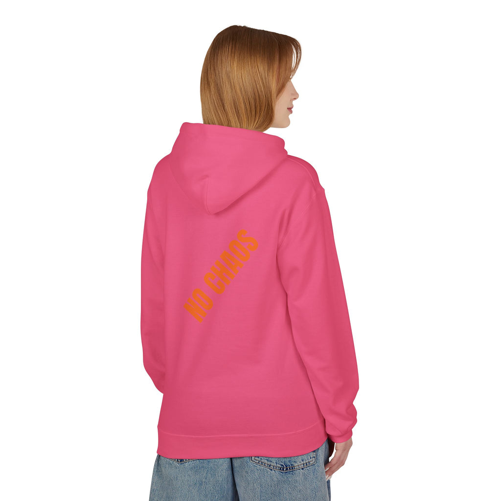 No Chaos Hoodie | Minimalist Motivational Pullover Sweatshirt