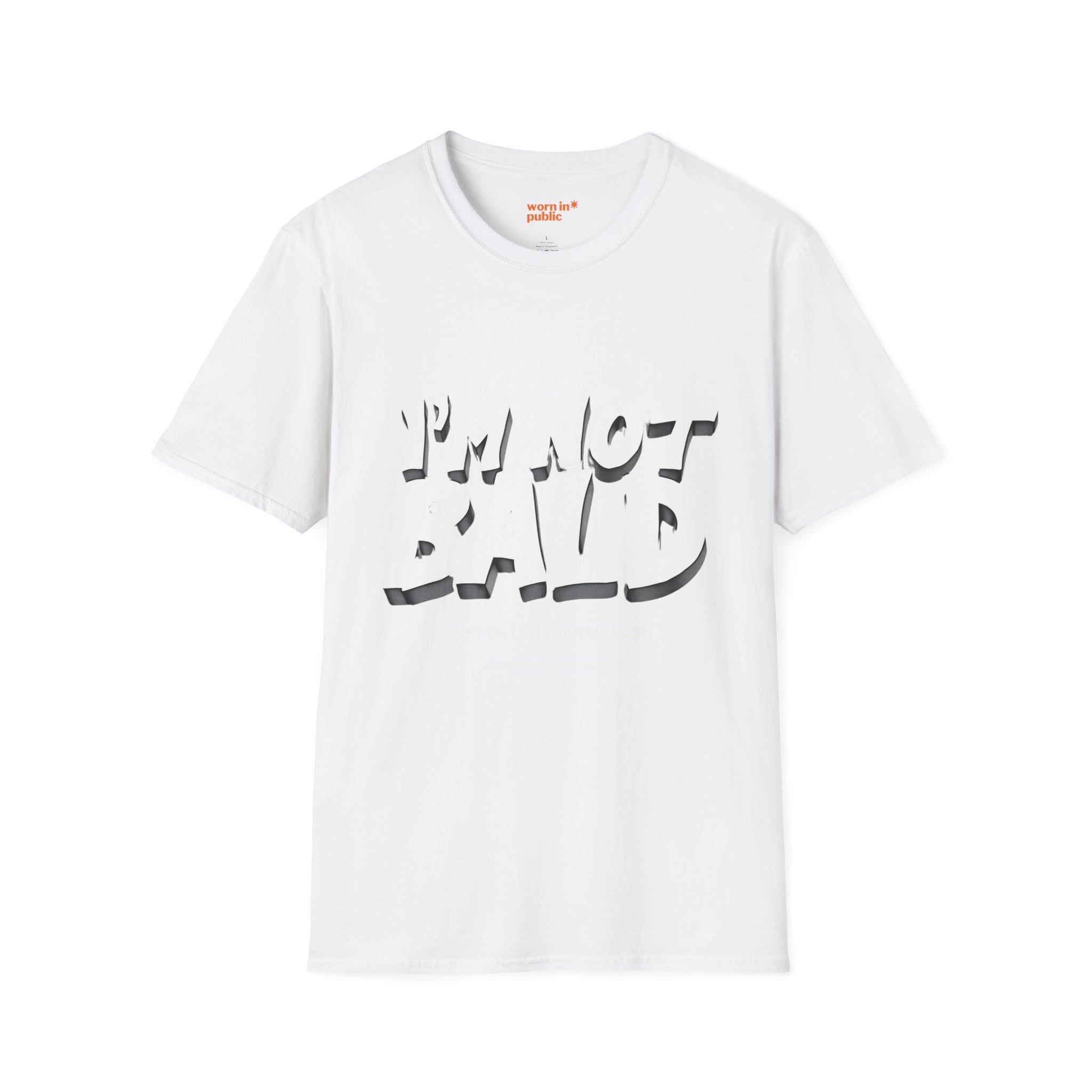 I'm Not Bald, I'm Aerodynamic T-Shirt | Funny Bald Guy Humor Tee for Men