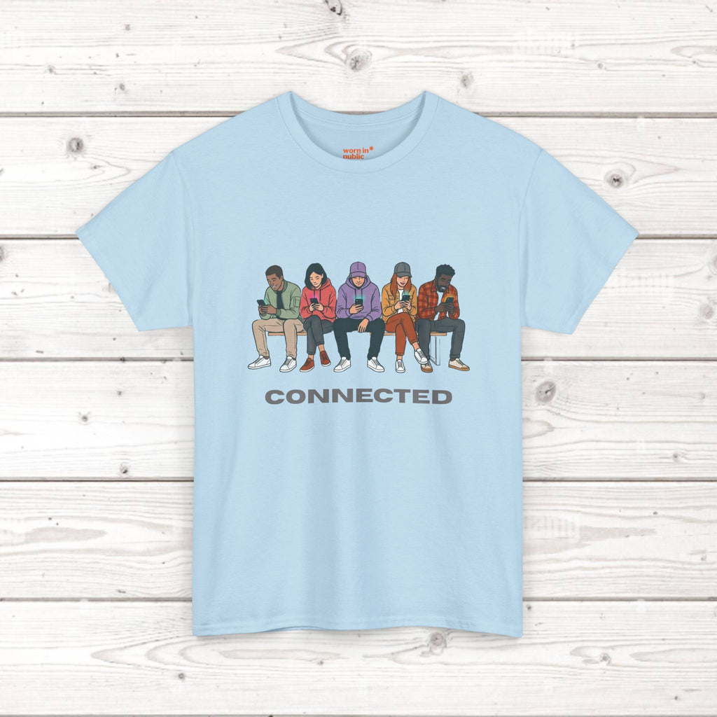 Connected Friends Graphic Tee – Casual Unisex Crewneck Shirt