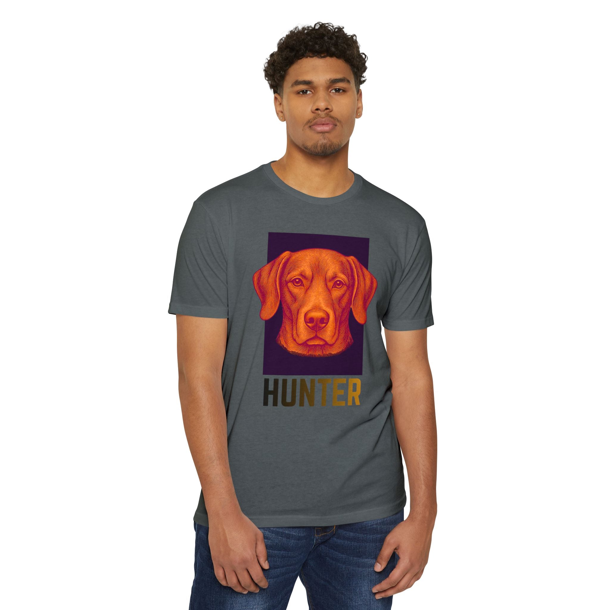 Ultimate Hunter T-Shirt | Retro Vizsla Head Graphic Tee for Dog Lovers