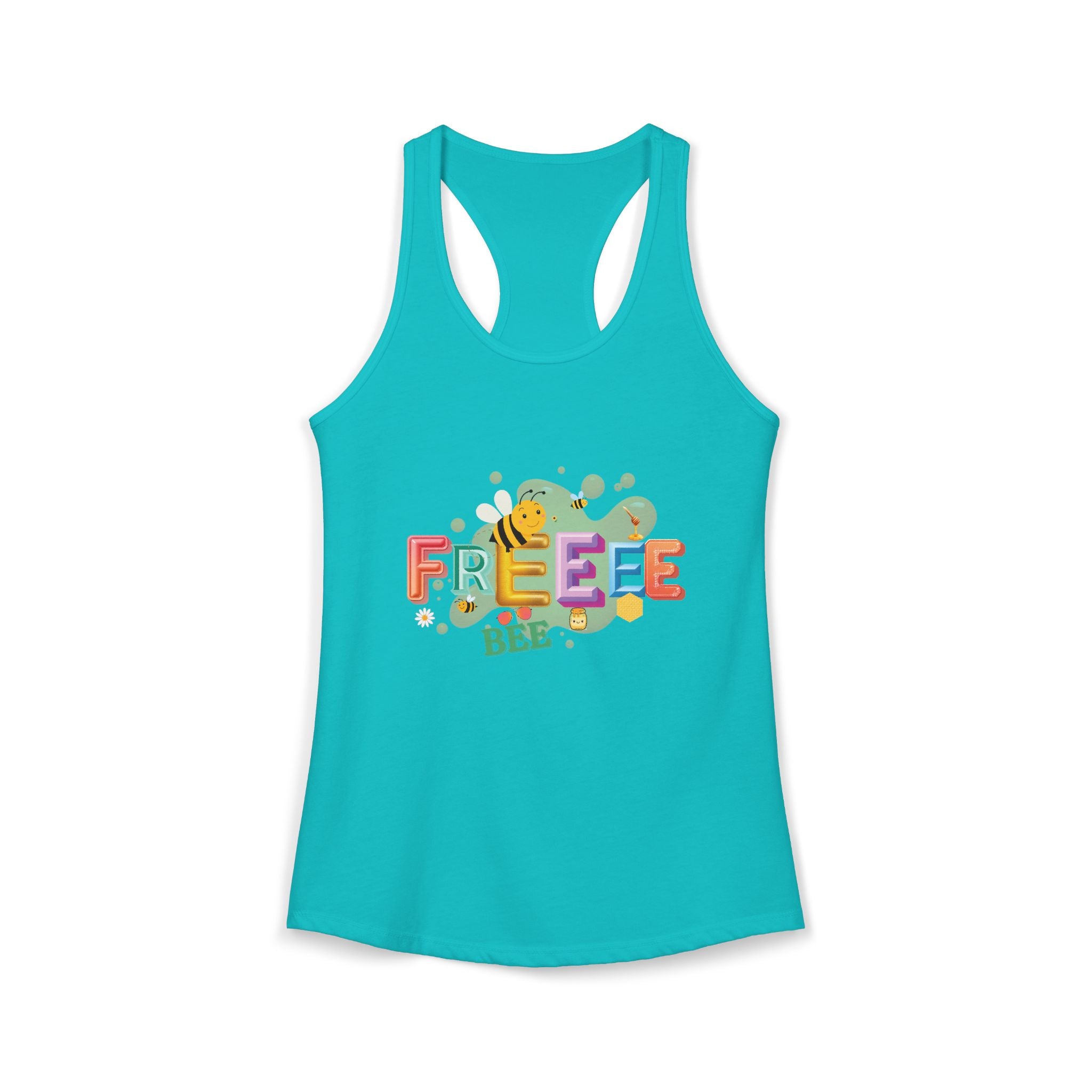 Free Bee Women's Racerback Tank Top | Lightweight Women's Ideal Top