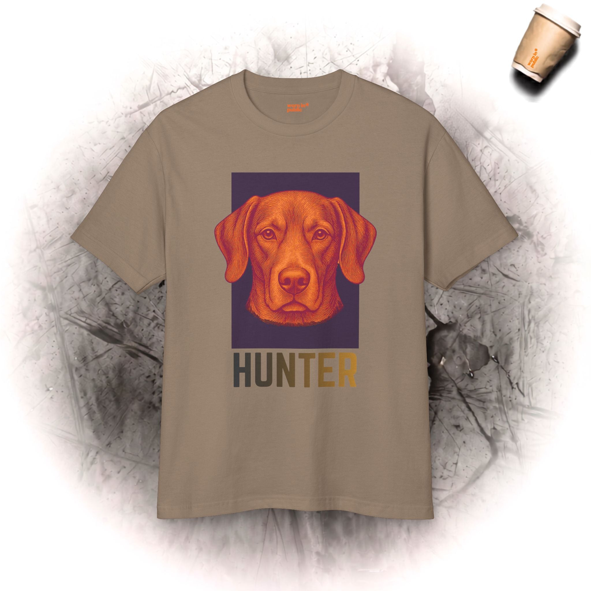 Ultimate Hunter T-Shirt | Retro Vizsla Kopf Grafik-T-Shirt für Hundeliebhaber