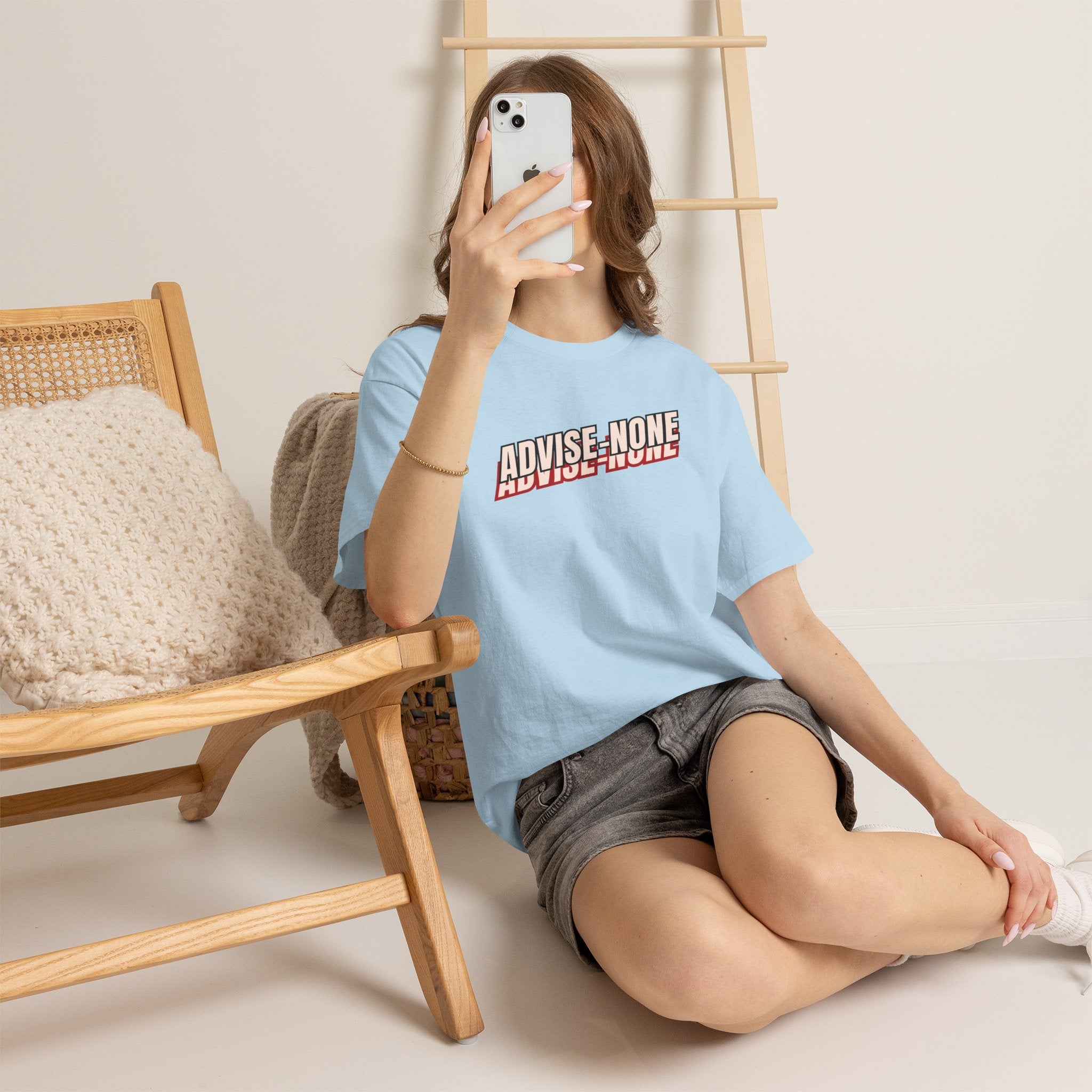 Advise None | Retro Slanted Unisex Graphic Tee