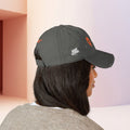 Distressed Embroidered Hat CART returner — Orange Pin & “Worn in Public”