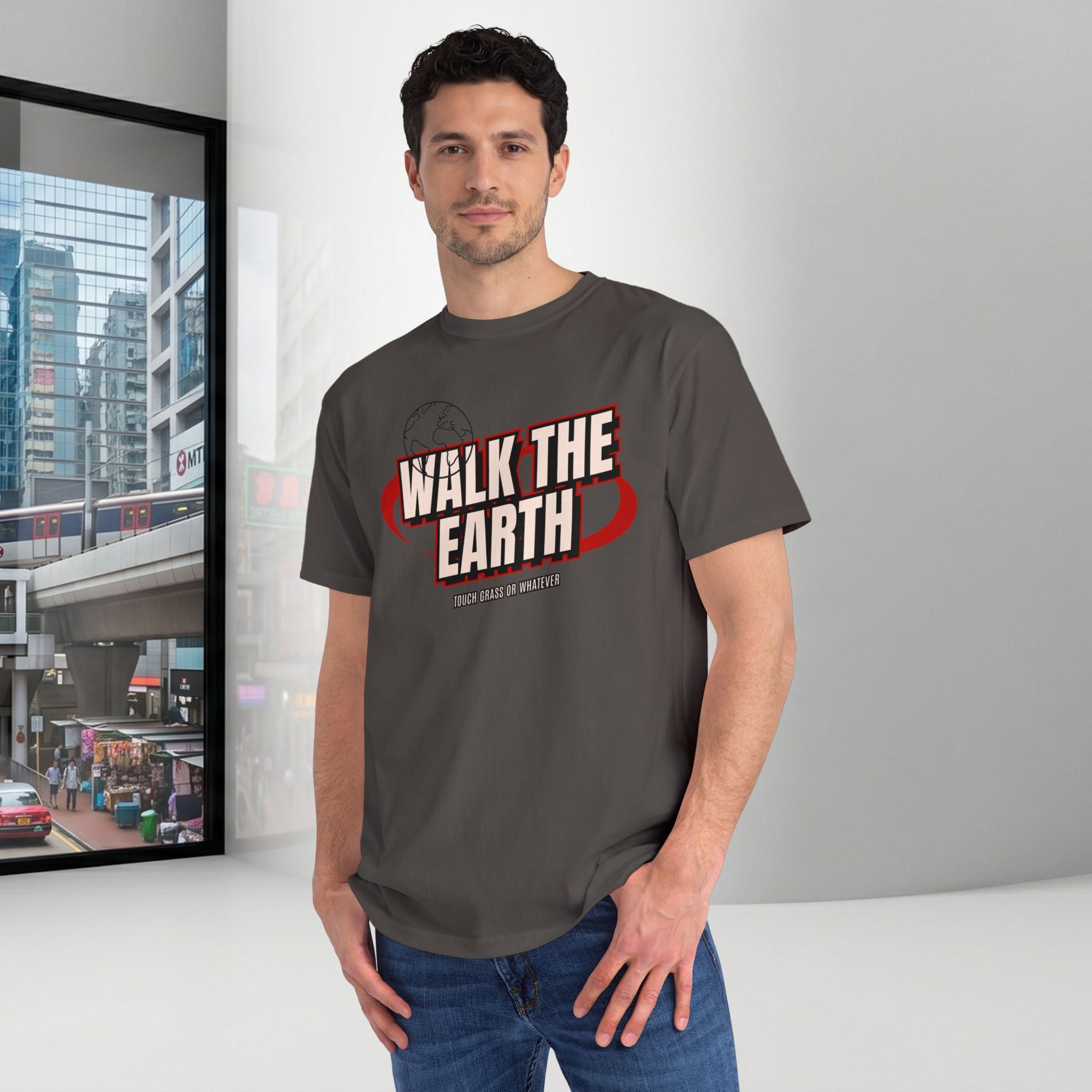 Walk The Earth ORGANIC T-Shirt | Retro Adventure Graphic Tee