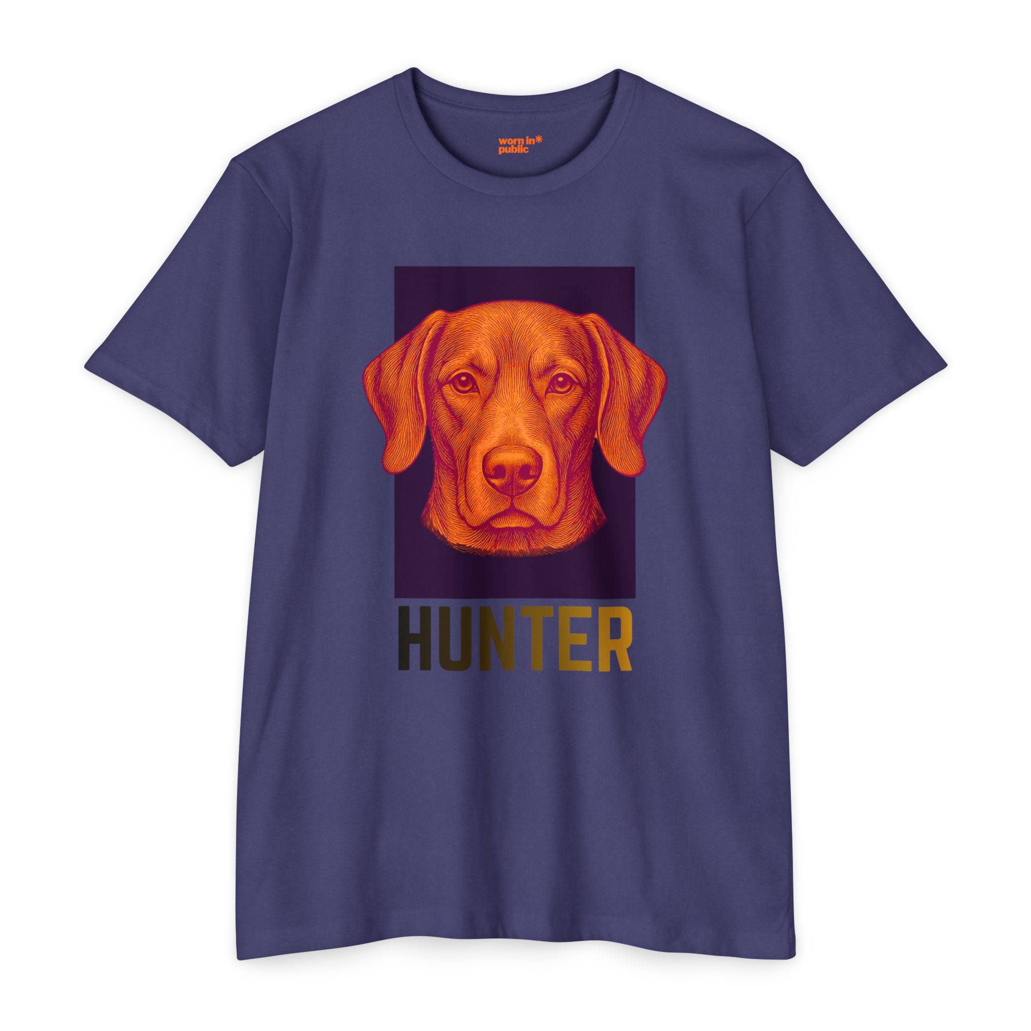 Ultimate Hunter T-Shirt | Retro Vizsla Head Graphic Tee for Dog Lovers