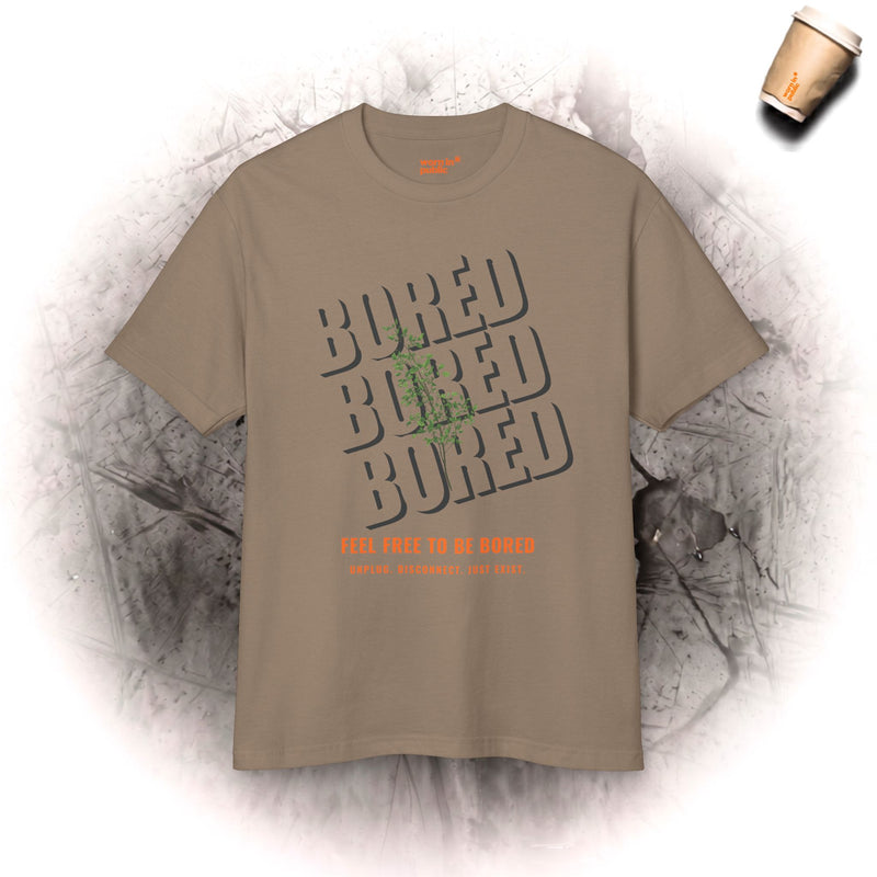 Feel Free to Be Bored | Unisex Botanical Graphic Tee