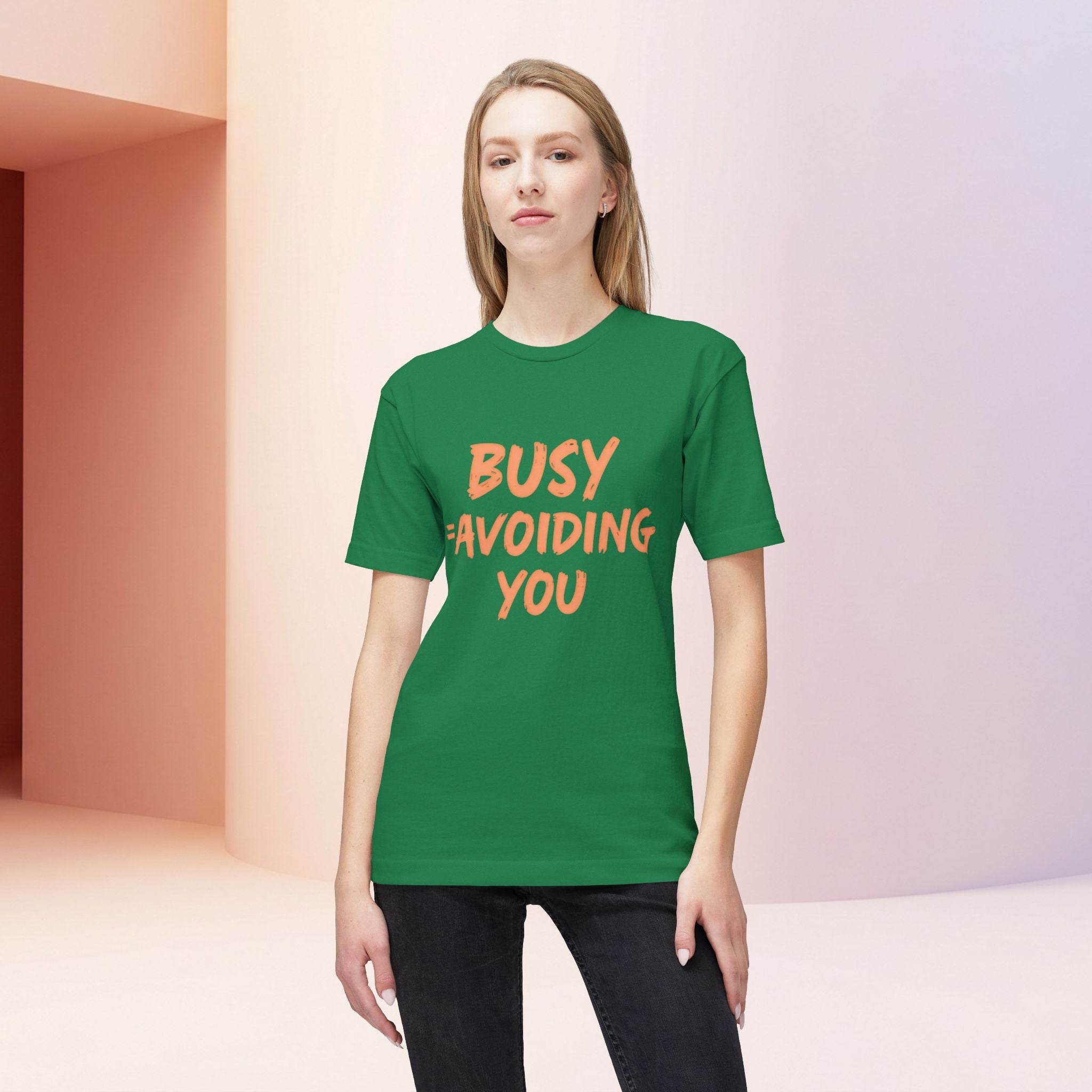 Busy = Avoiding You | Funny Introvert Unisex Graphic Tee MADE IN USA
