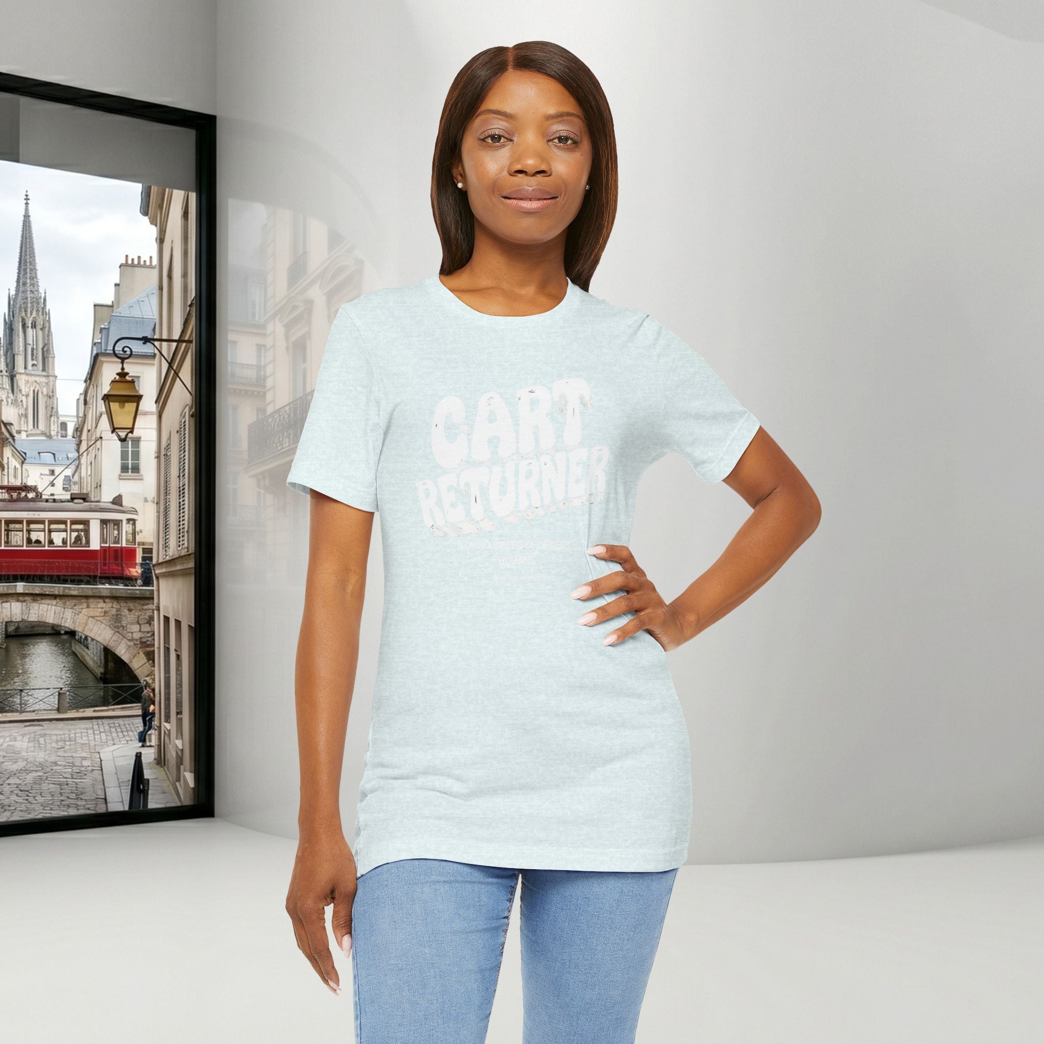 Cart Returner T-Shirt | Funny Grocery Store Humor Tee for Good People