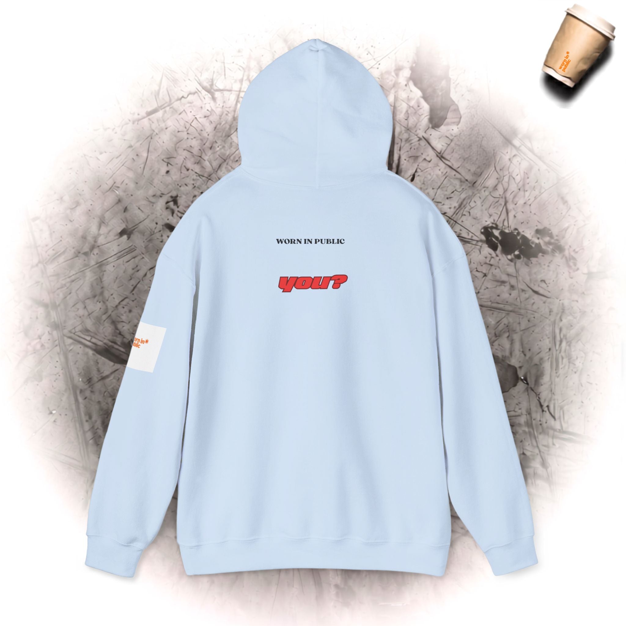 Excuse You? Hoodie | Retro Red Text Graphic Pullover