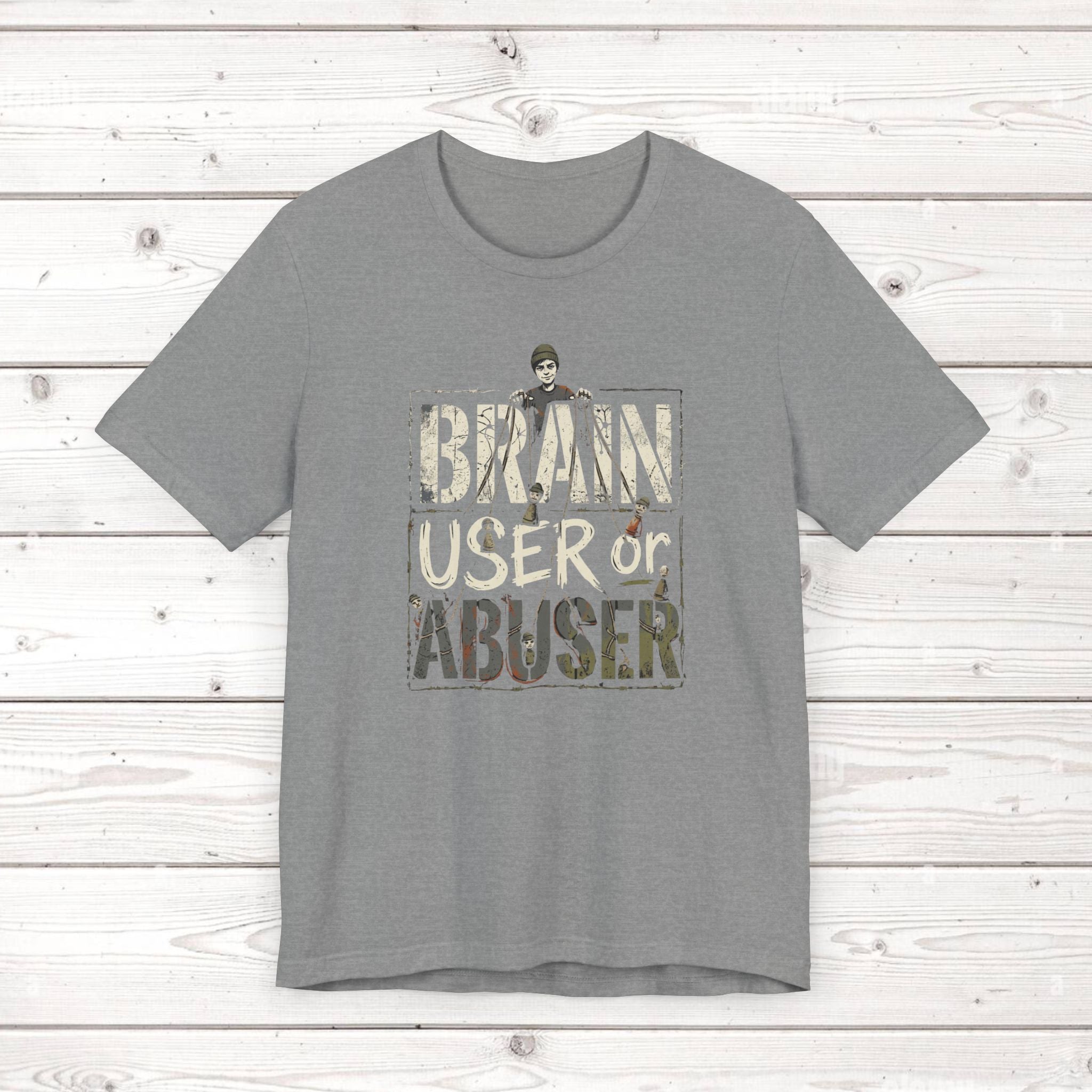 Brain User or Abuser Women's T-Shirt — 'Choose to See' Awareness Tee