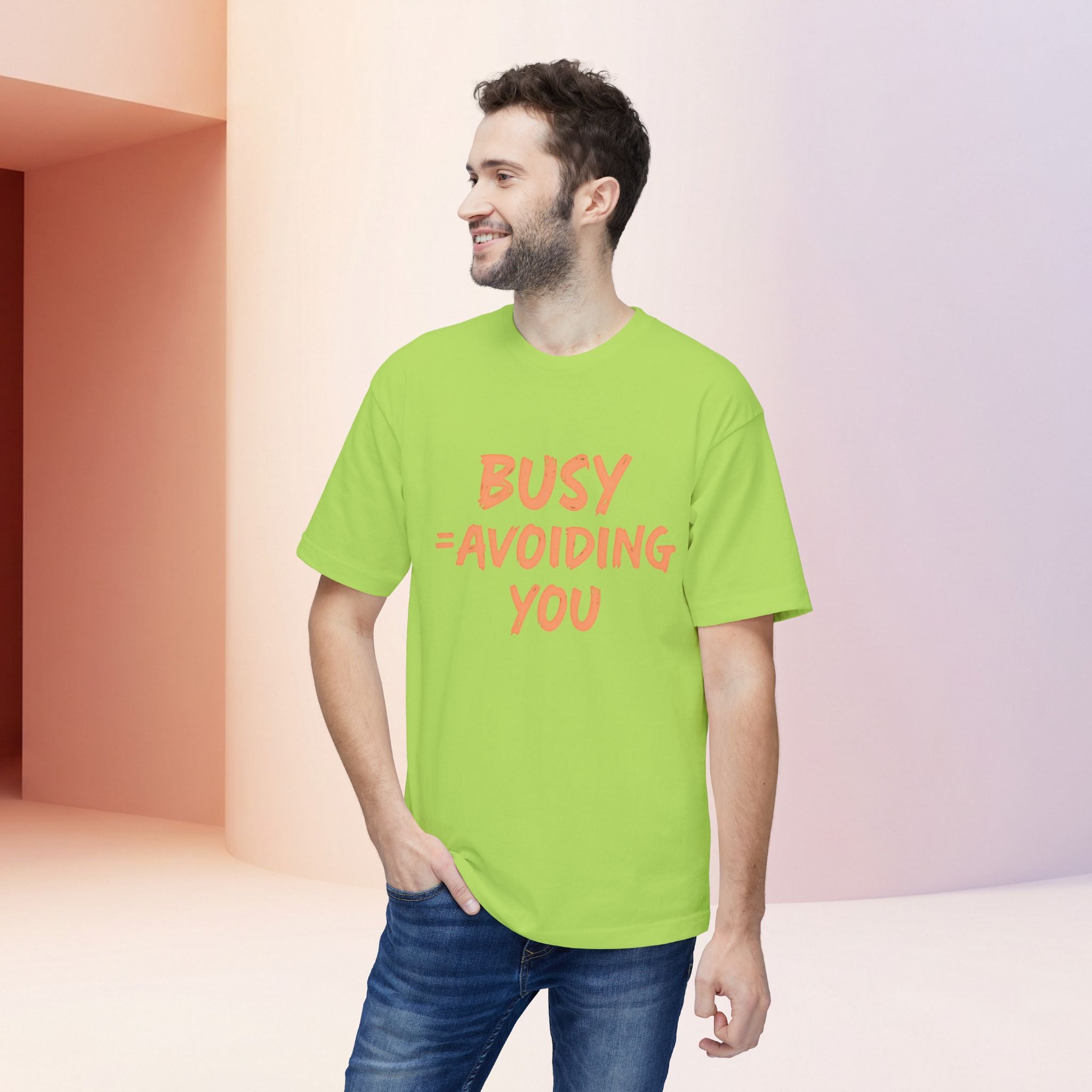 Busy = Avoiding You | Funny Introvert Unisex Graphic Tee MADE IN USA