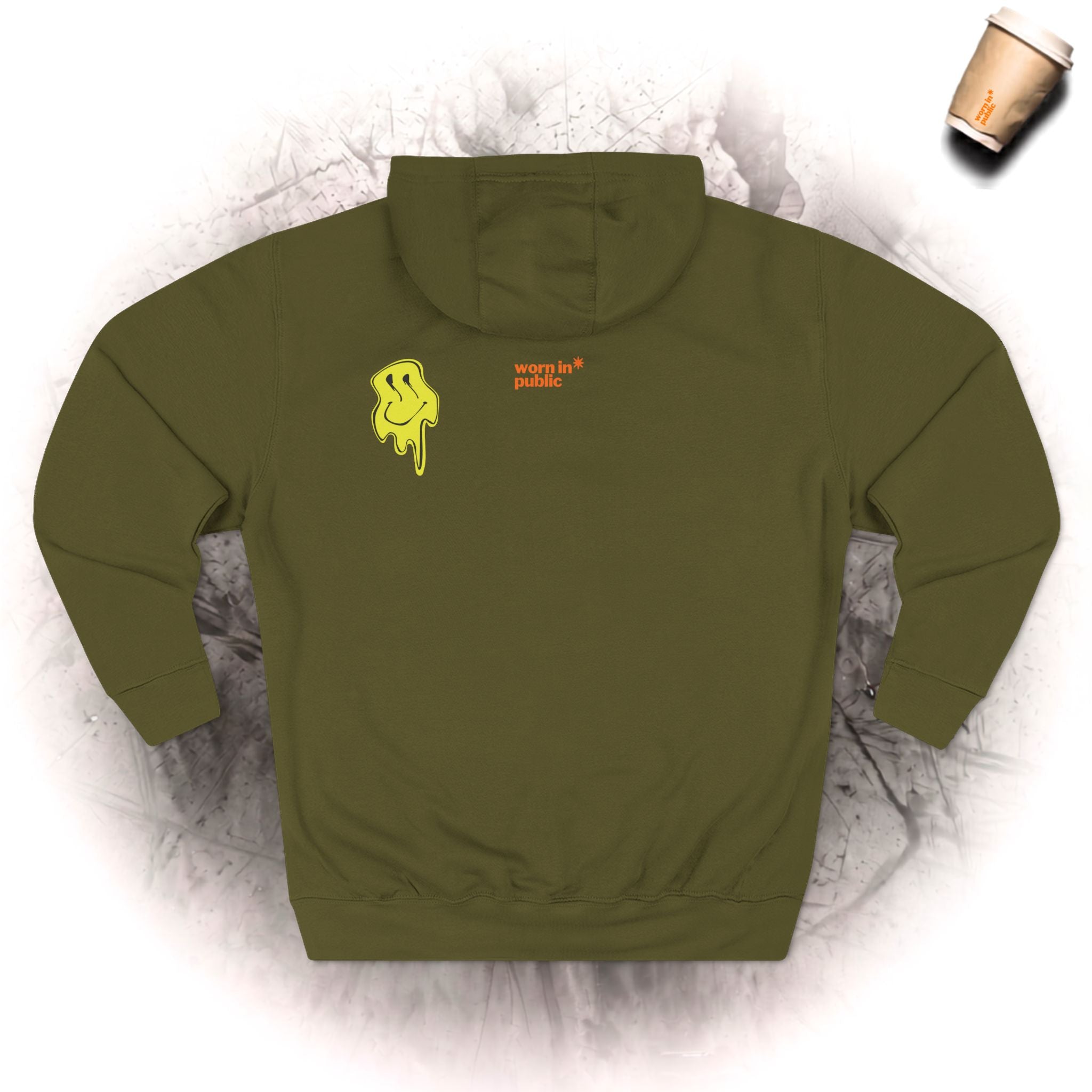 No Bro, Don't Bother Hoodie | Melting Smile Graphic Fleece Pullover