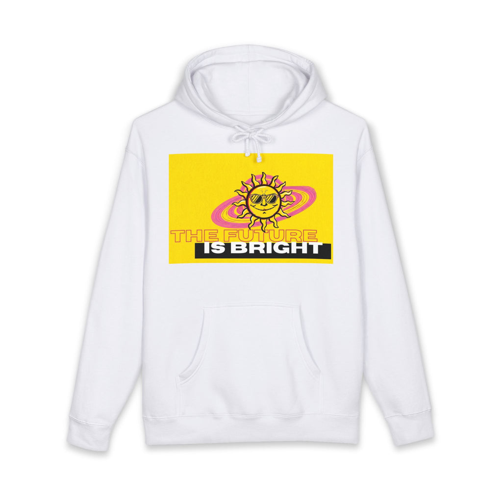 The Future Is Bright Hoodie | Retro Sun Graphic Pullover Sweatshirt