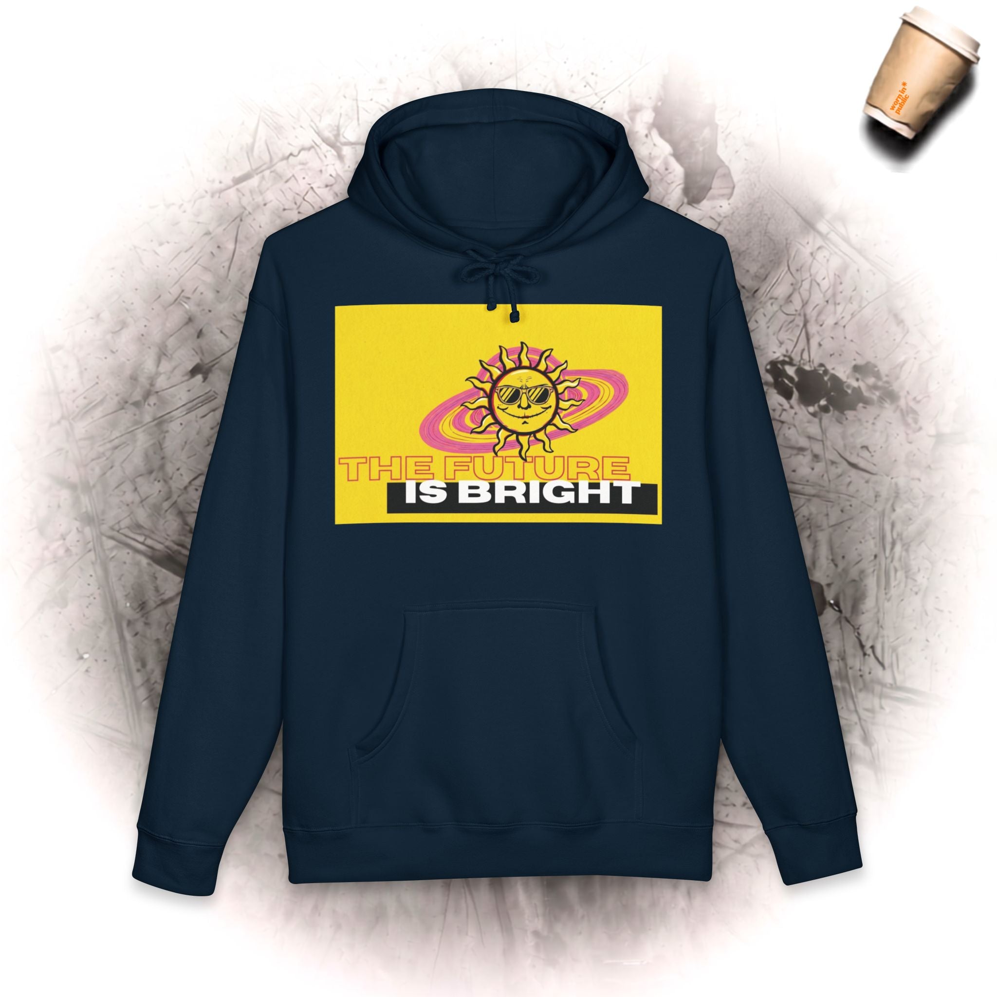 The Future Is Bright Hoodie | Retro-Sonne-Grafik-Pullover