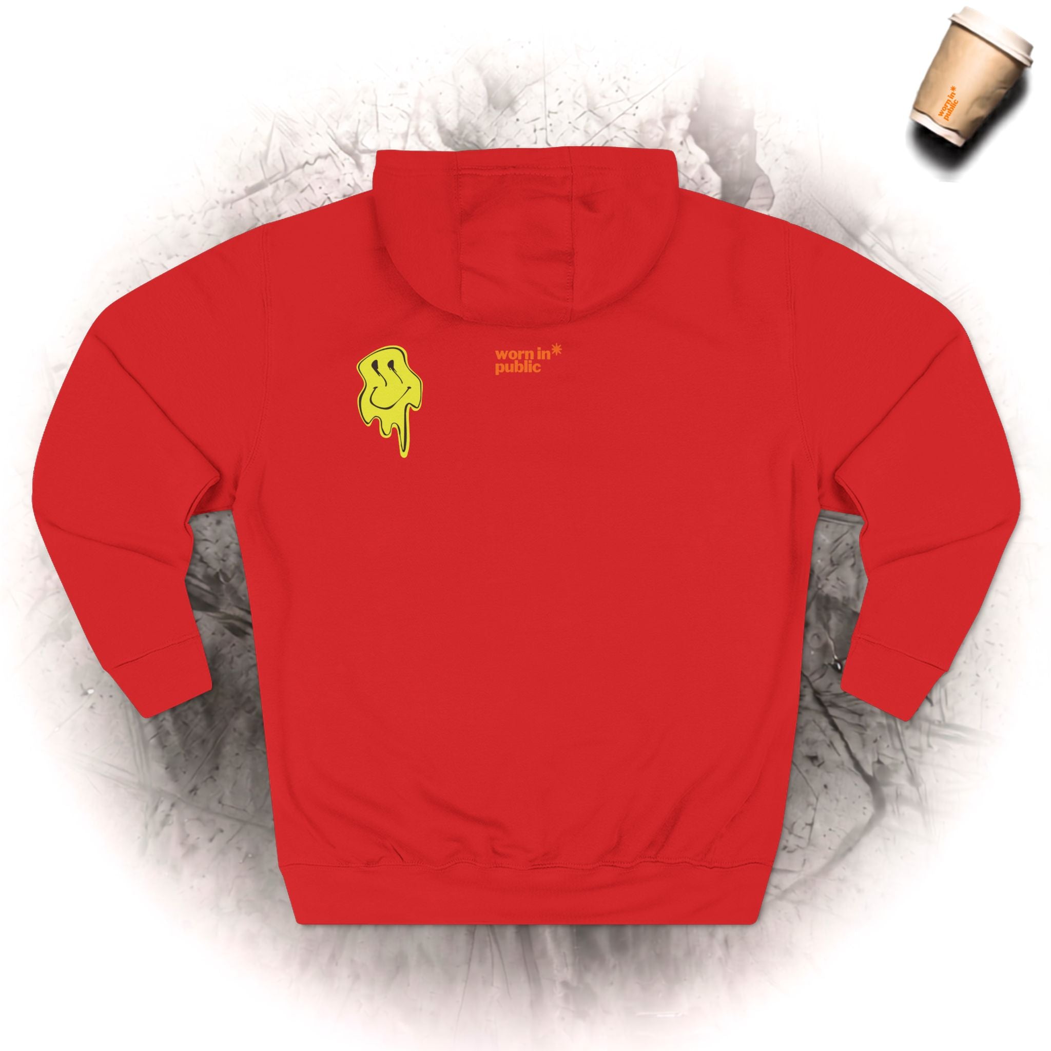 No Bro, Don't Bother Hoodie | Melting Smile Graphic Fleece Pullover