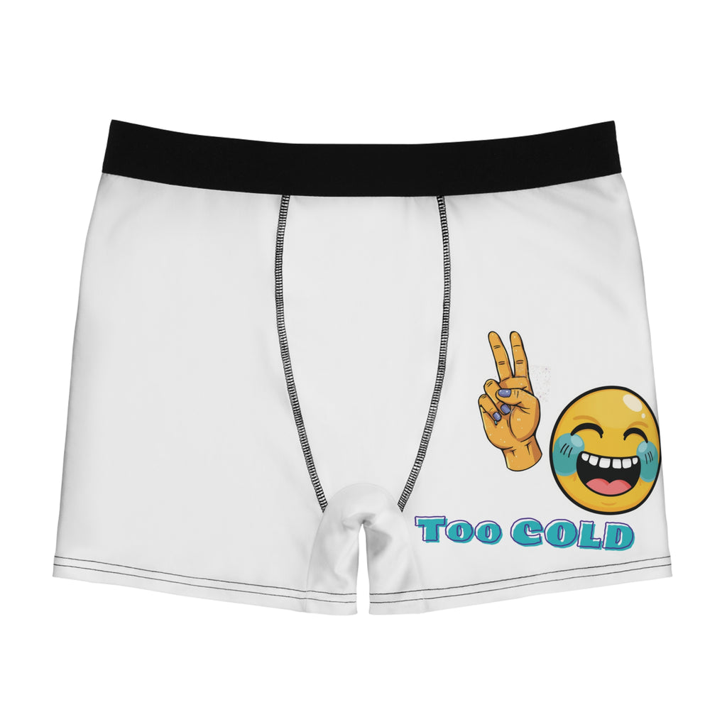 "Too Cold" Boxer Briefs | Funny Men's Printed Underwear