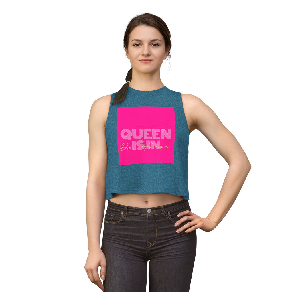 Queen Is In Da House Crop Top | Funny Bold Statement Graphic Top