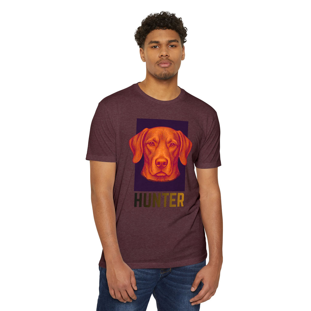 Ultimate Hunter T-Shirt | Retro Vizsla Head Graphic Tee for Dog Lovers