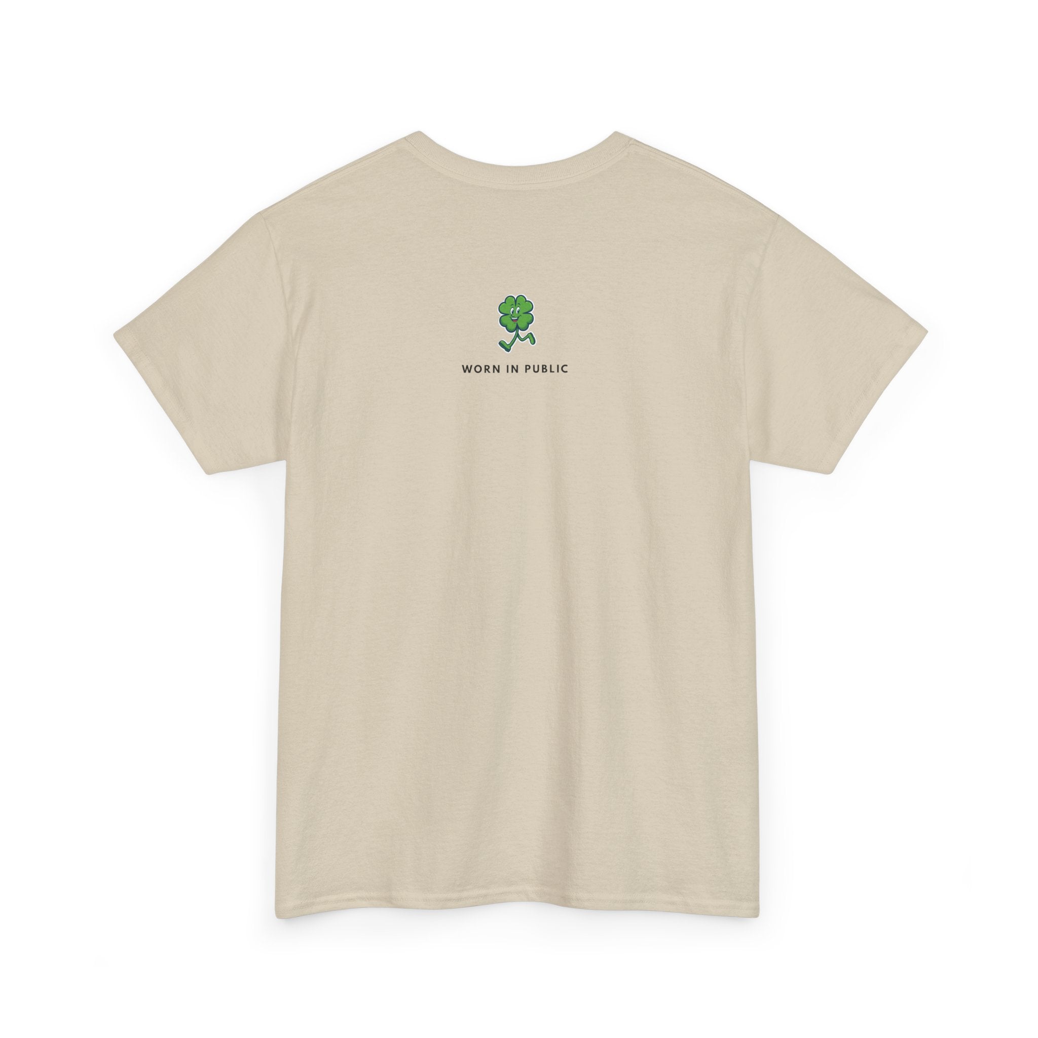 Lucky Buddy Clover T-Shirt | Retro Checker St. Patrick's Day Graphic Tee