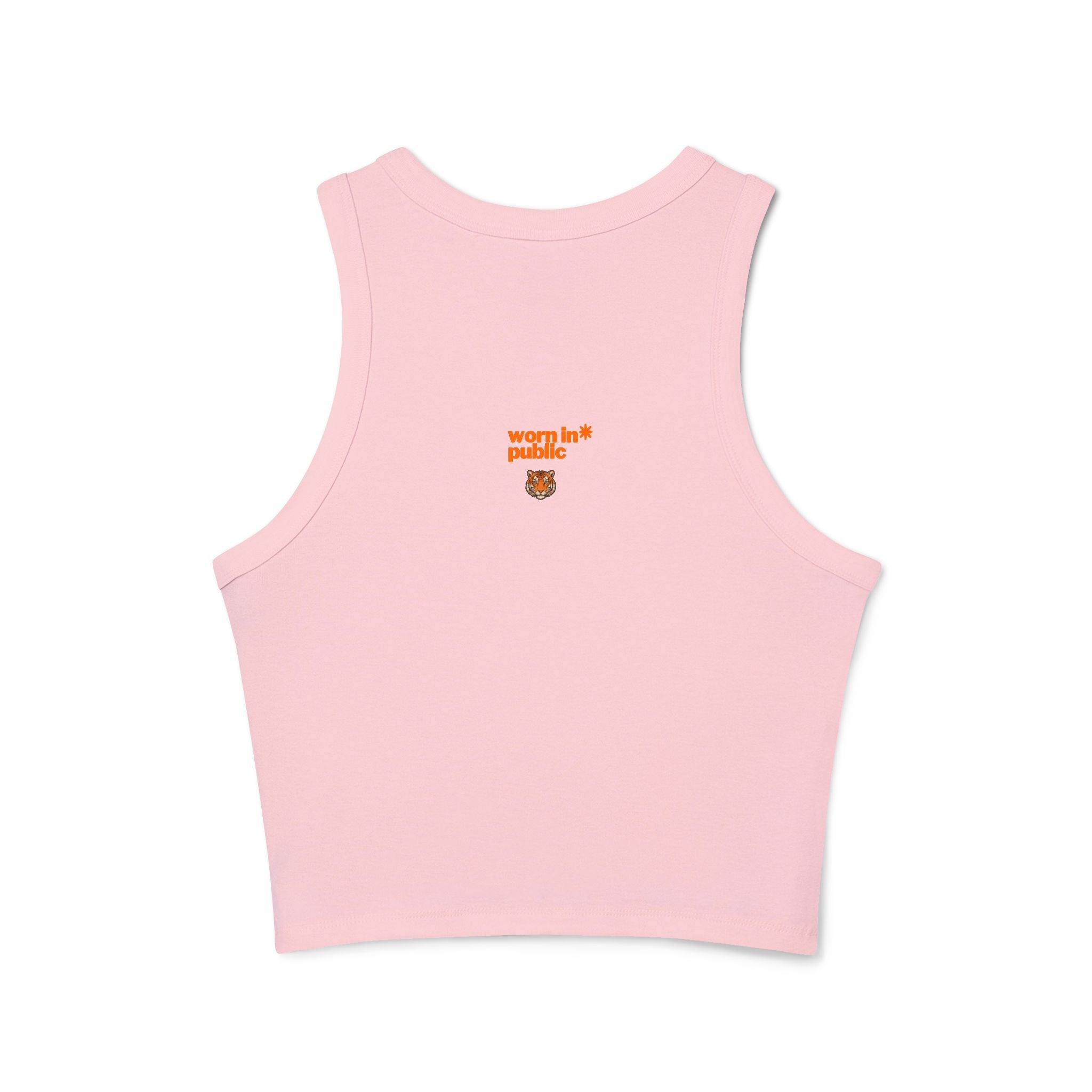 Kitten or Tiger Tank Top | Cute Pastel Cat Graphic with Retro Letters
