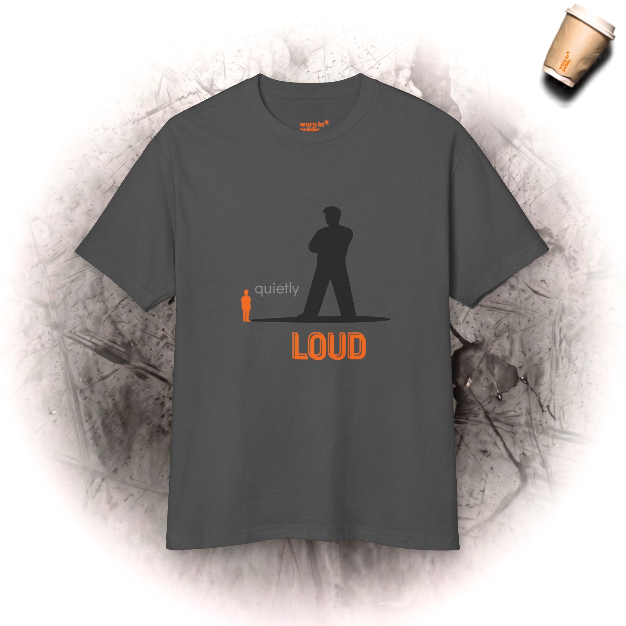Unisex-Grafik-T-Shirt „Quietly Loud“ | Statement-T-Shirt für leise Starke