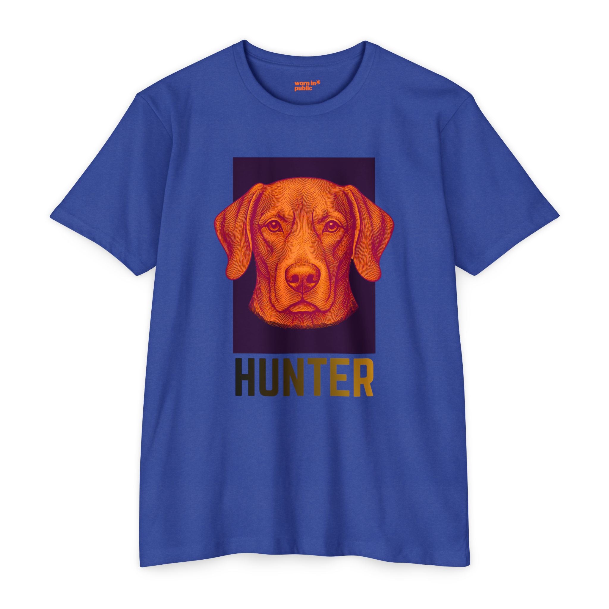 Ultimate Hunter T-Shirt | Retro Vizsla Head Graphic Tee for Dog Lovers