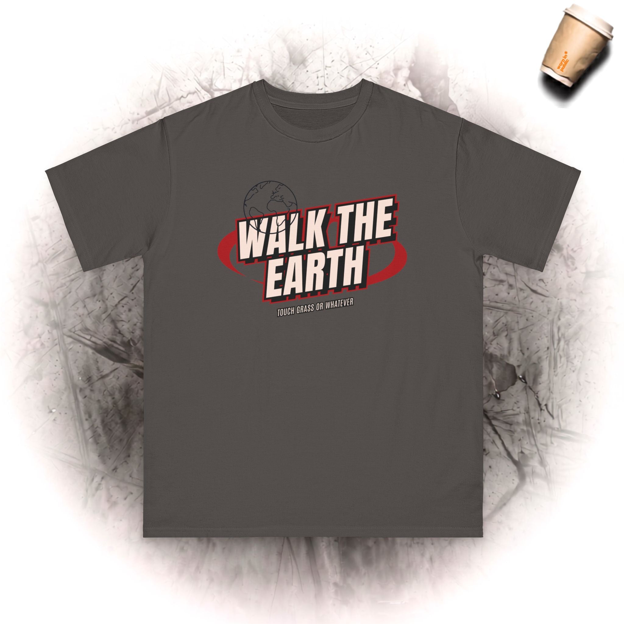 Walk The Earth BIO-T-Shirt | Retro Adventure Grafik-T-Shirt