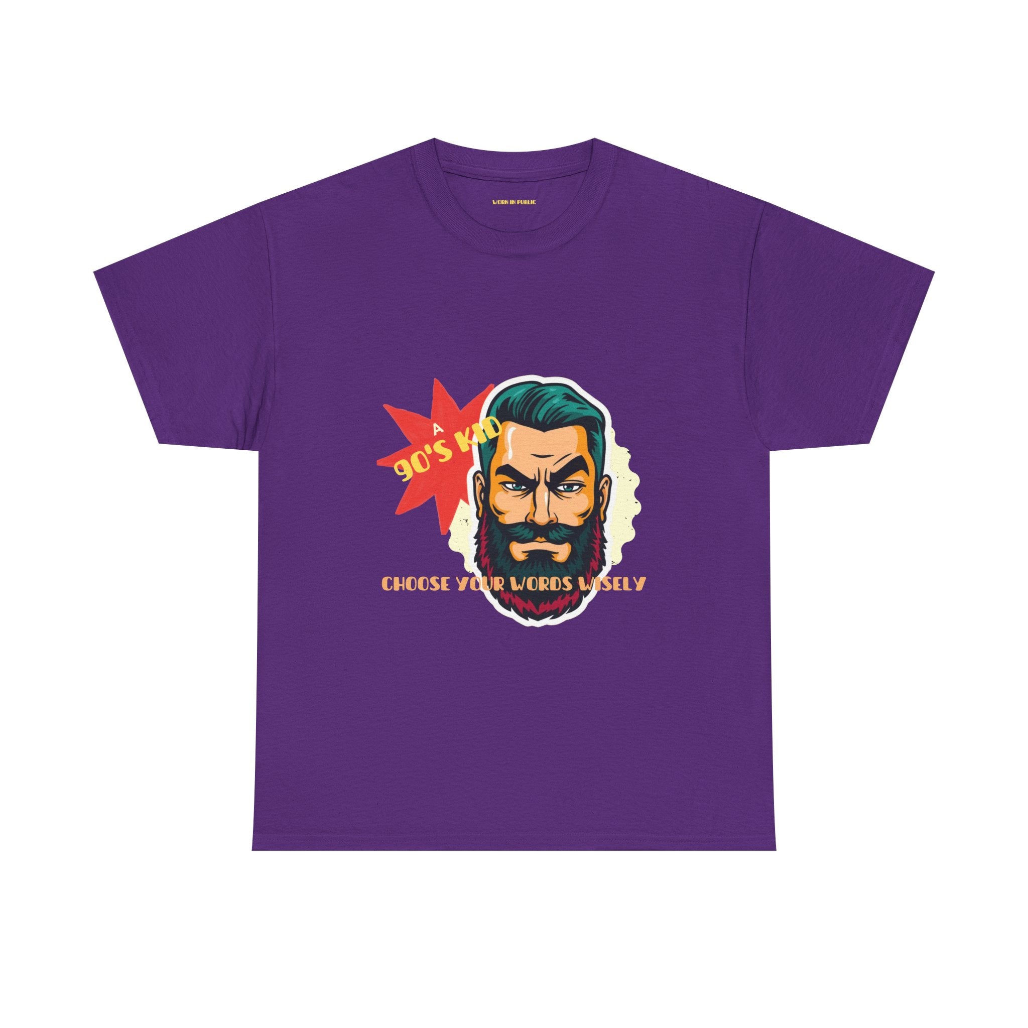 Born in the 90's comes with a beard T-Shirt | Tee for real Men