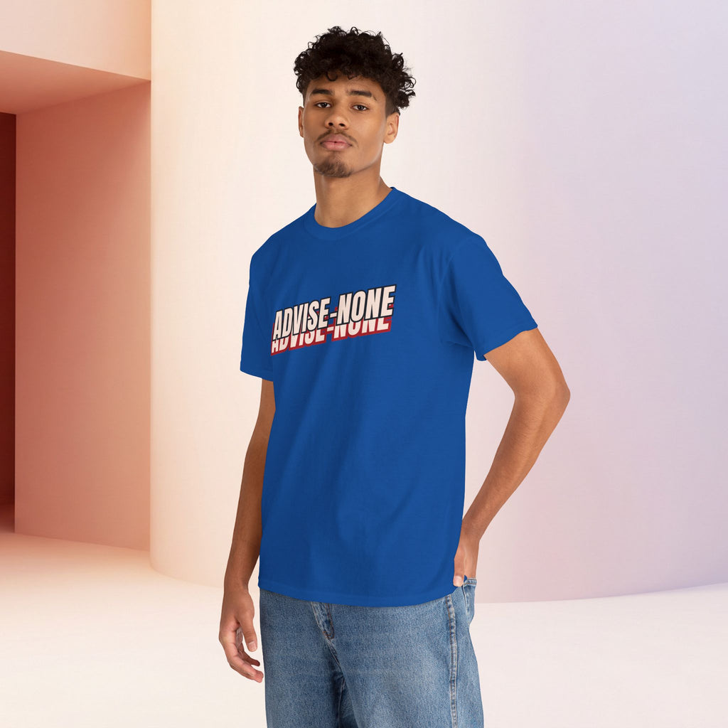 Advise None | Retro Slanted Unisex Graphic Tee