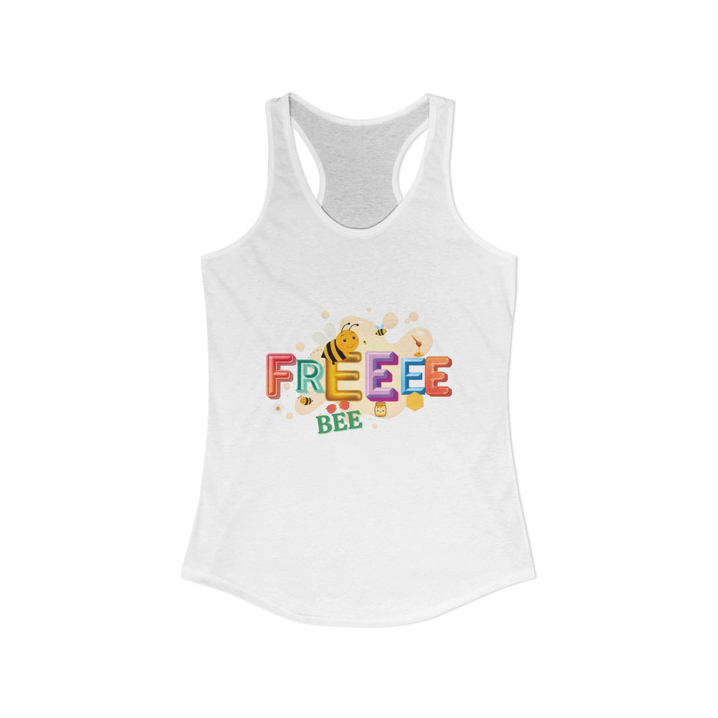 Free Bee Women's Racerback Tank Top | Lightweight Women's Ideal Top