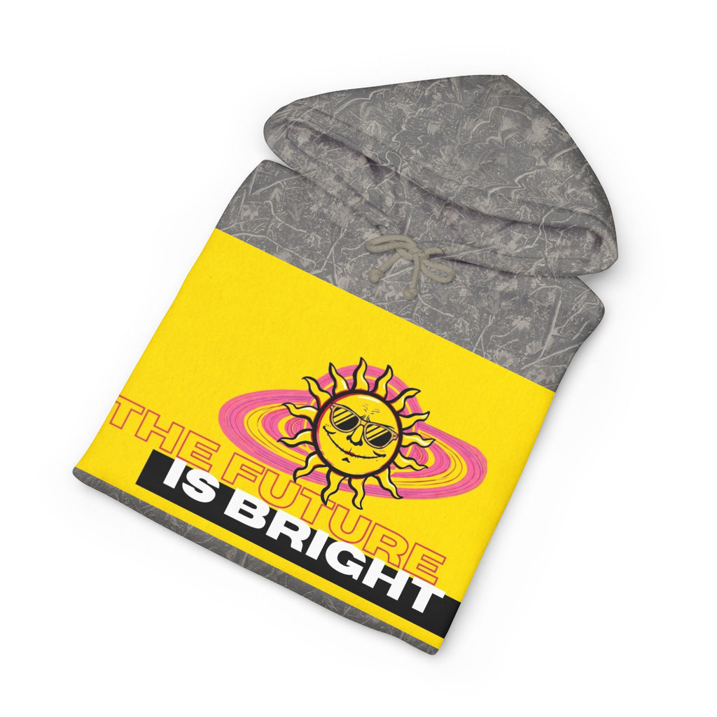 The Future Is Bright Hoodie | Retro Sun Graphic Pullover Sweatshirt