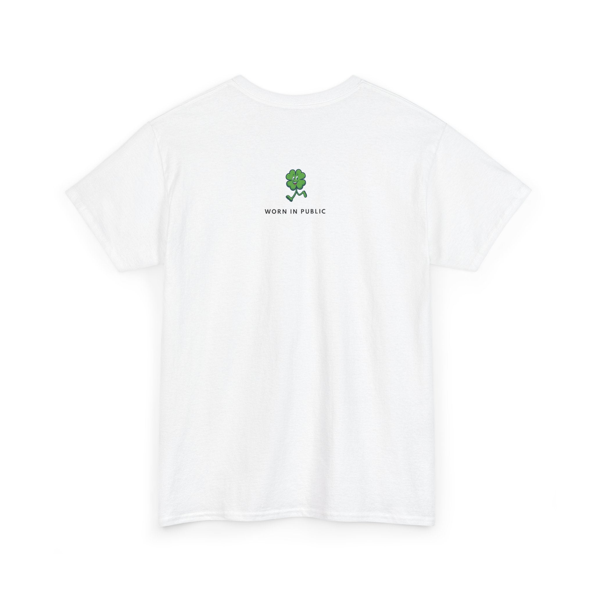 Lucky Buddy Clover T-Shirt | Retro Checker St. Patrick's Day Graphic Tee