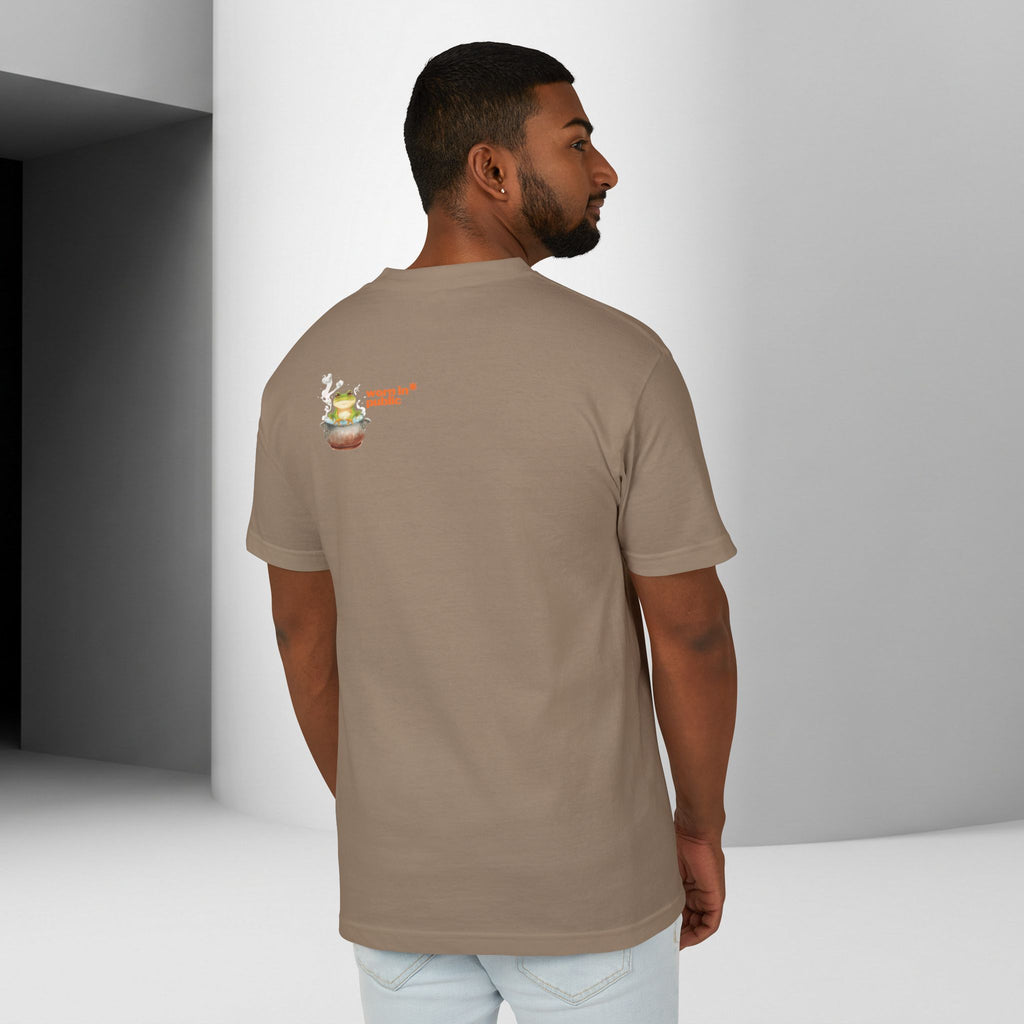 Graphic Unisex Tee — 'We Are Just The Frog in the Boiling Water' Funny Frog Shirt