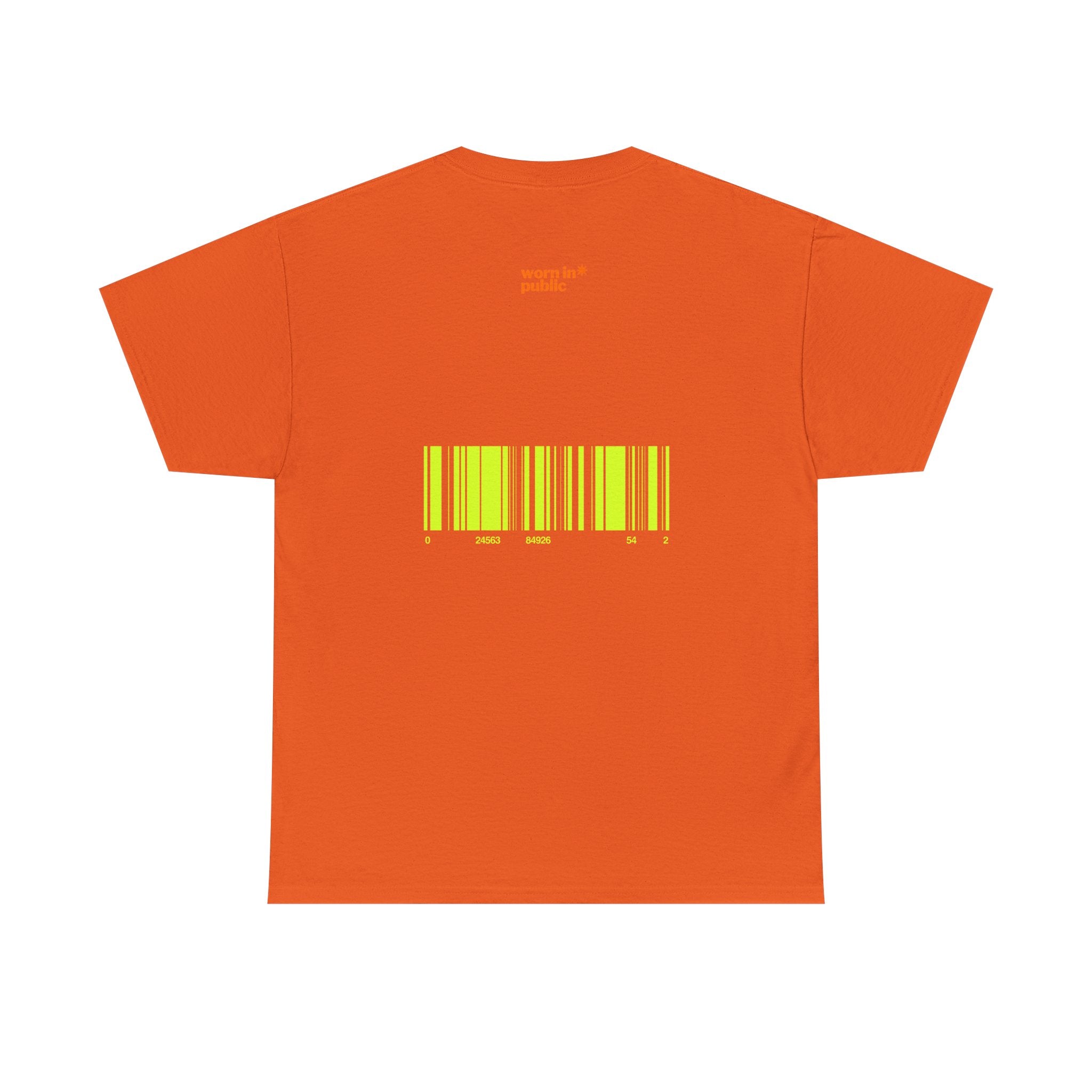Luxuries of Life Neon Abstract Wave T-Shirt | Barcode Graphic Tee
