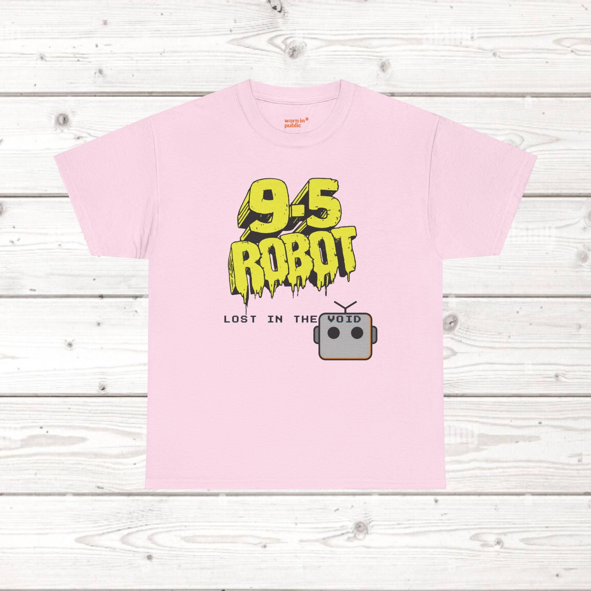9-5 Roboter Unisex Graphic Tee | Lost in the Void existentielles T-Shirt