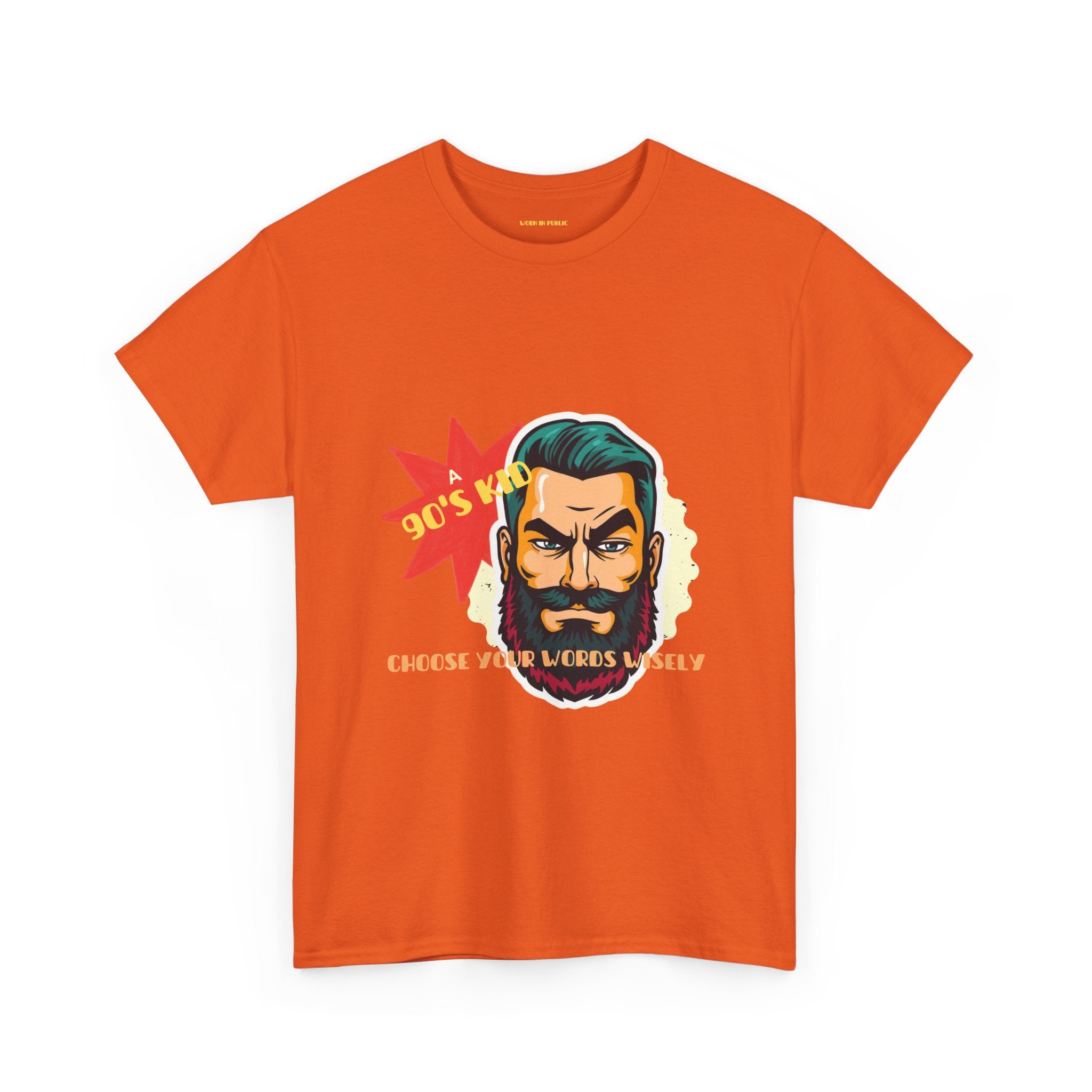 Born in the 90's comes with a beard T-Shirt | Tee for real Men