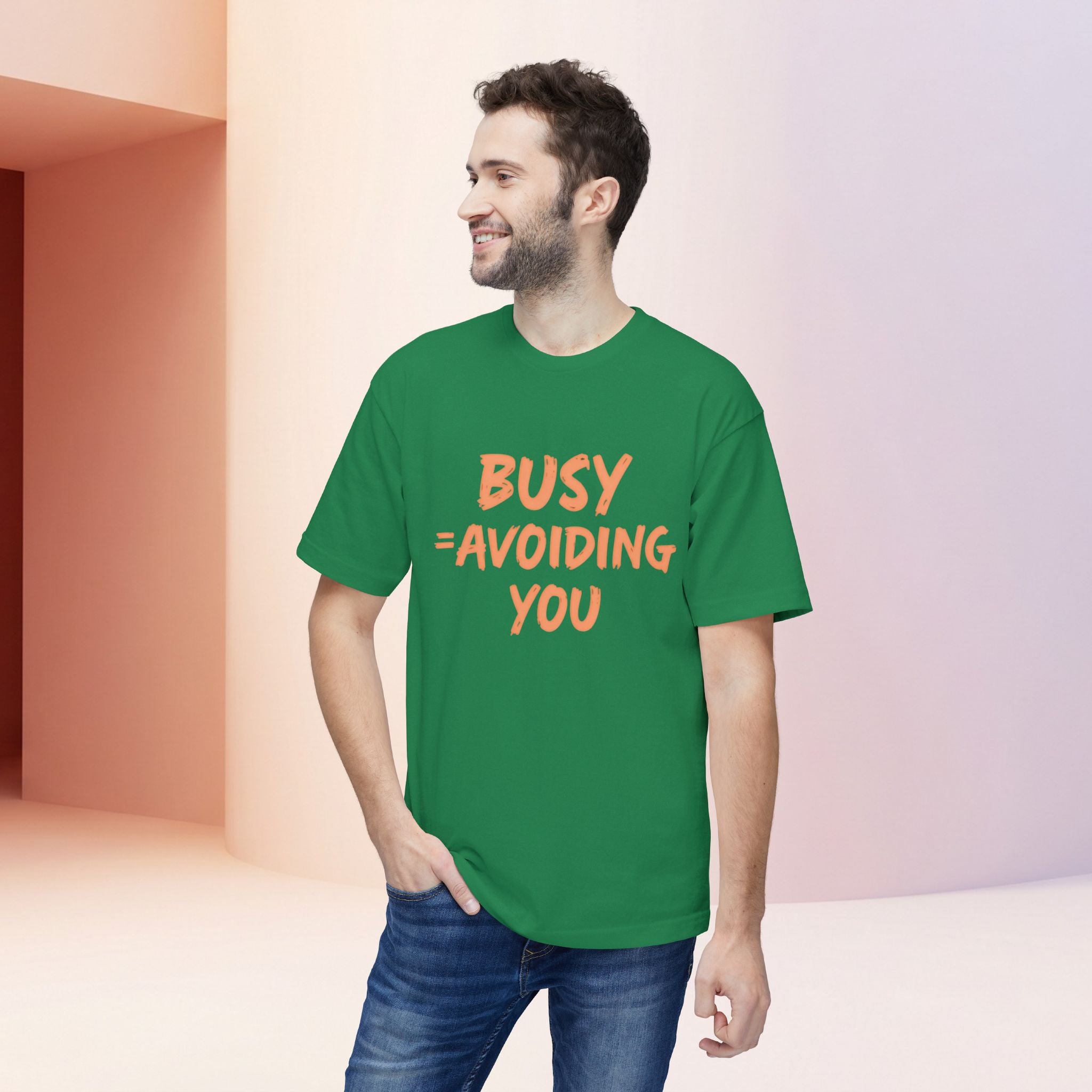 Busy = Avoiding You | Funny Introvert Unisex Graphic Tee MADE IN USA