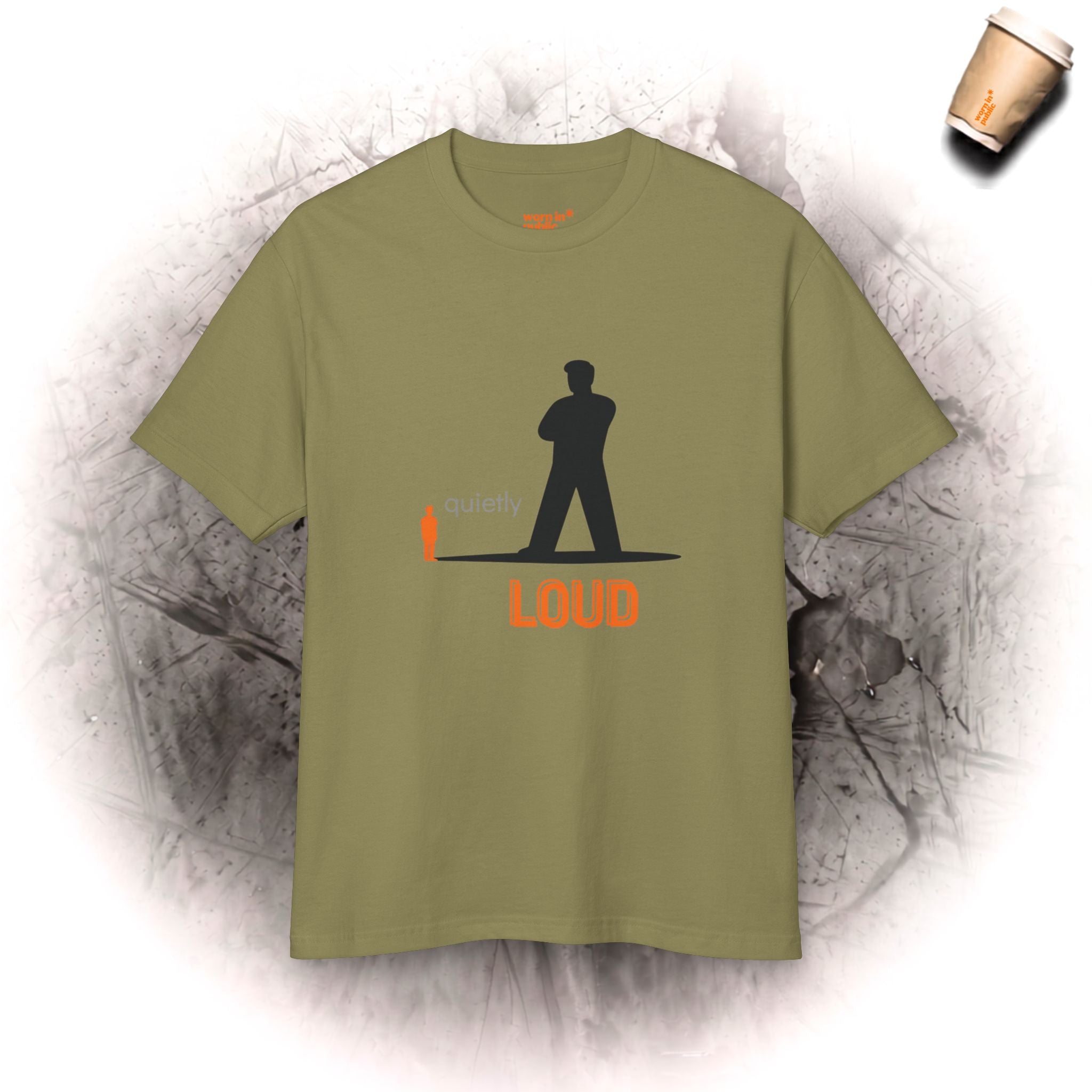 Unisex-Grafik-T-Shirt „Quietly Loud“ | Statement-T-Shirt für leise Starke