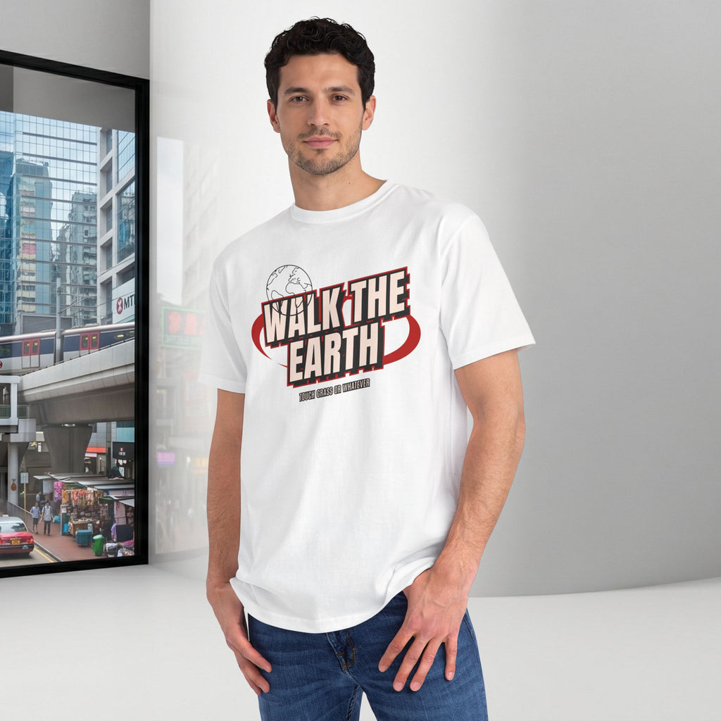 Walk The Earth ORGANIC T-Shirt | Retro Adventure Graphic Tee