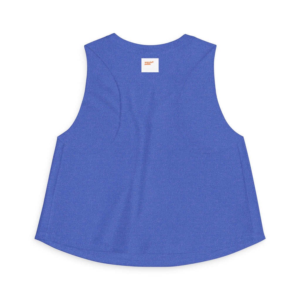 Bossy Boss Crop Top | Retro Script Graphic Top with Pastel Hearts & Stars